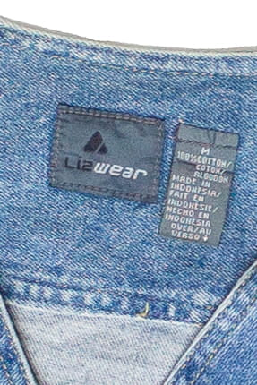 Vintage Liz Wear Denim Vest (1990s)
