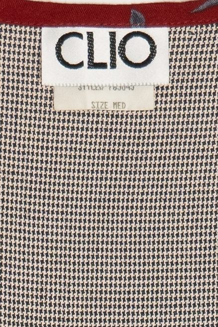 Vintage Clio Floral Hem Lightweight Vest (1980s)