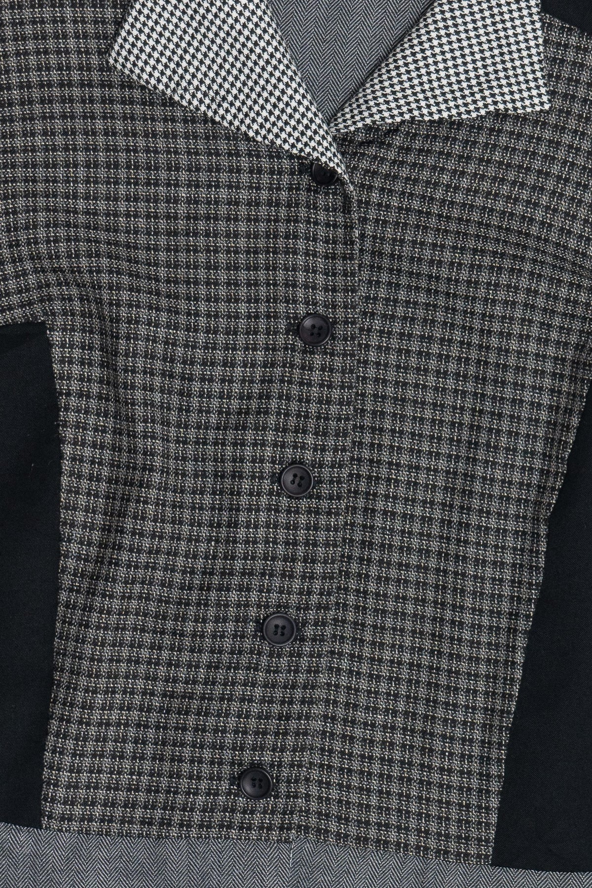 Vintage Patchwork Casual Corner Vest (1990s)