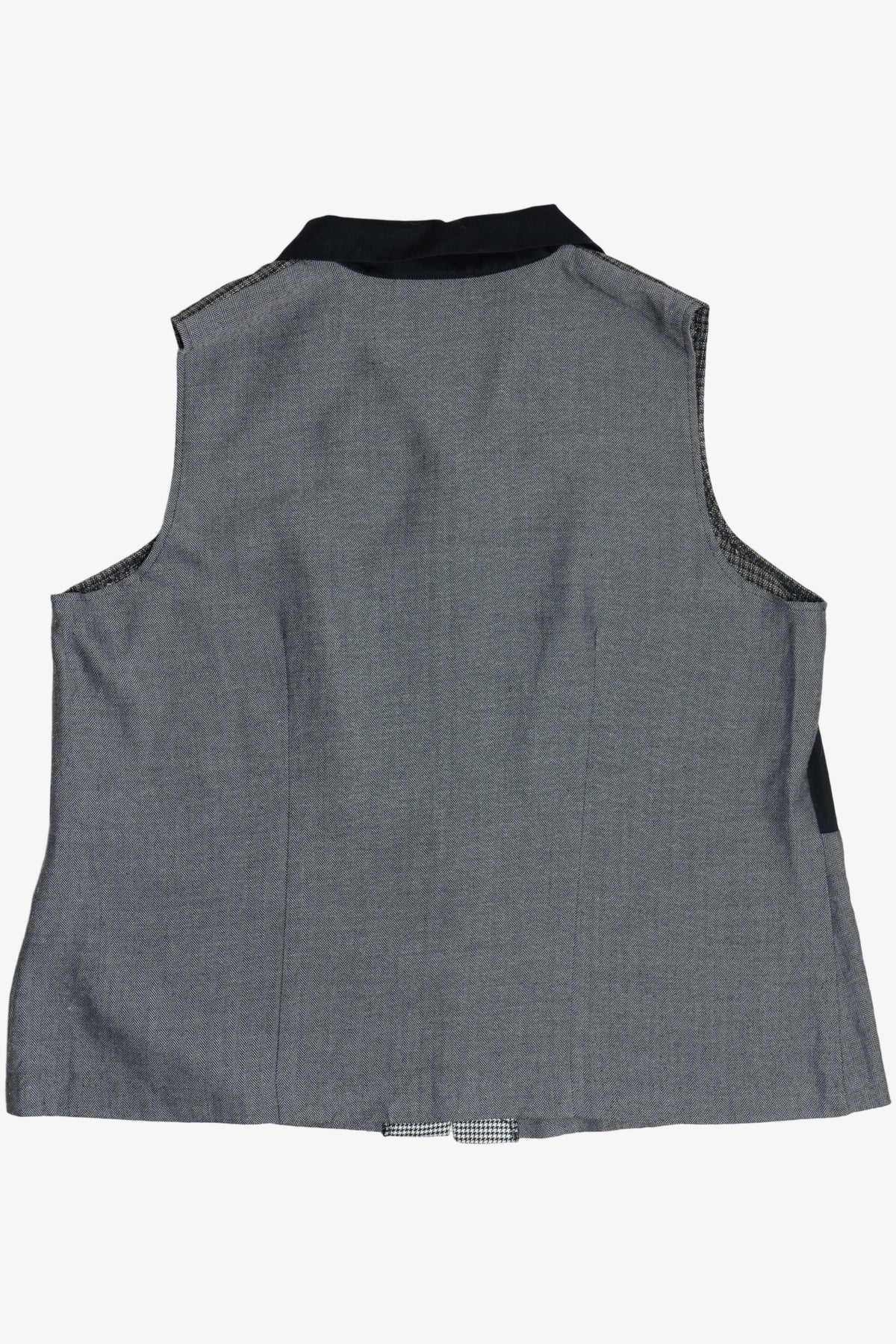 Vintage Patchwork Casual Corner Vest (1990s)