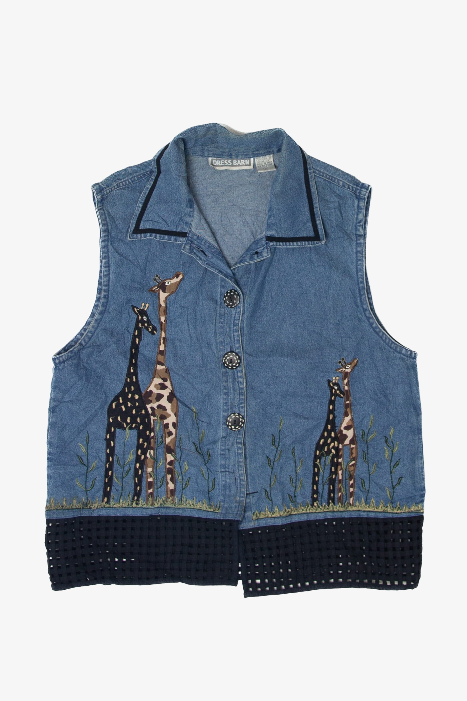 Vintage Dress Barn Giraffe Vest (2000s)