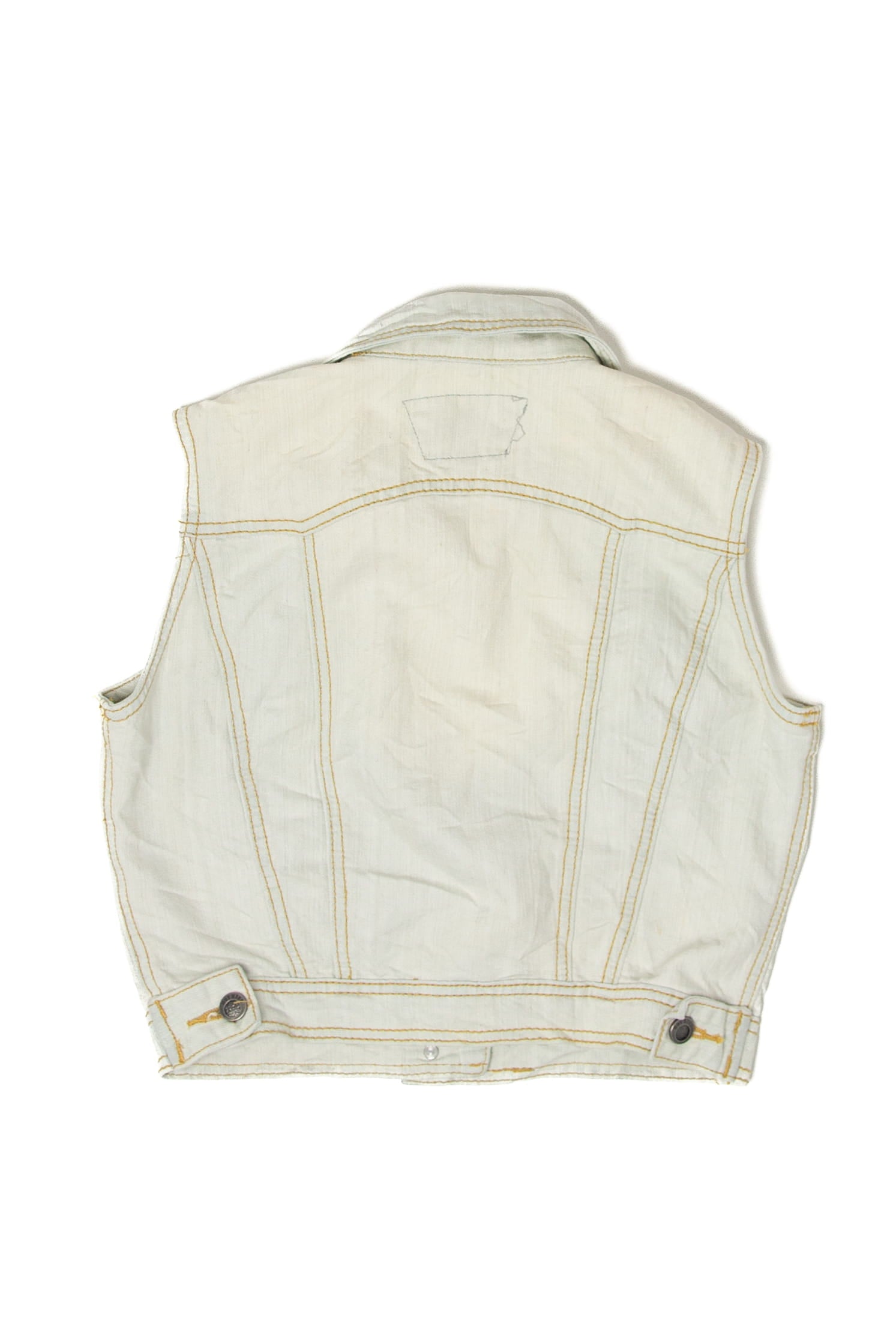 Vintage Hot Kiss Denim Vest (2000s)