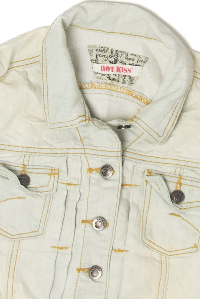 Vintage Hot Kiss Denim Vest (2000s)