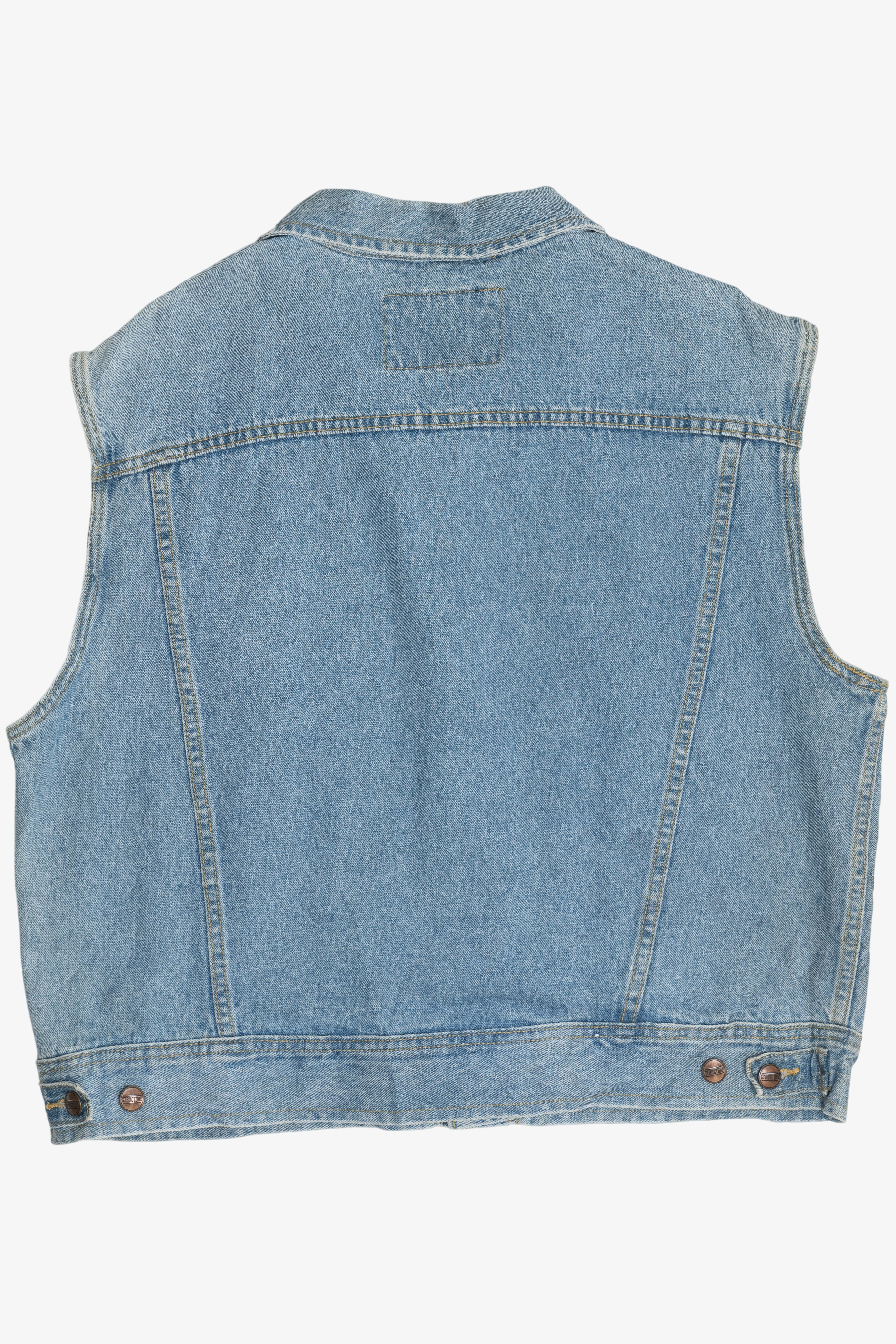 Vintage Structure Jeanswear Classic Denim Vest (1990s)