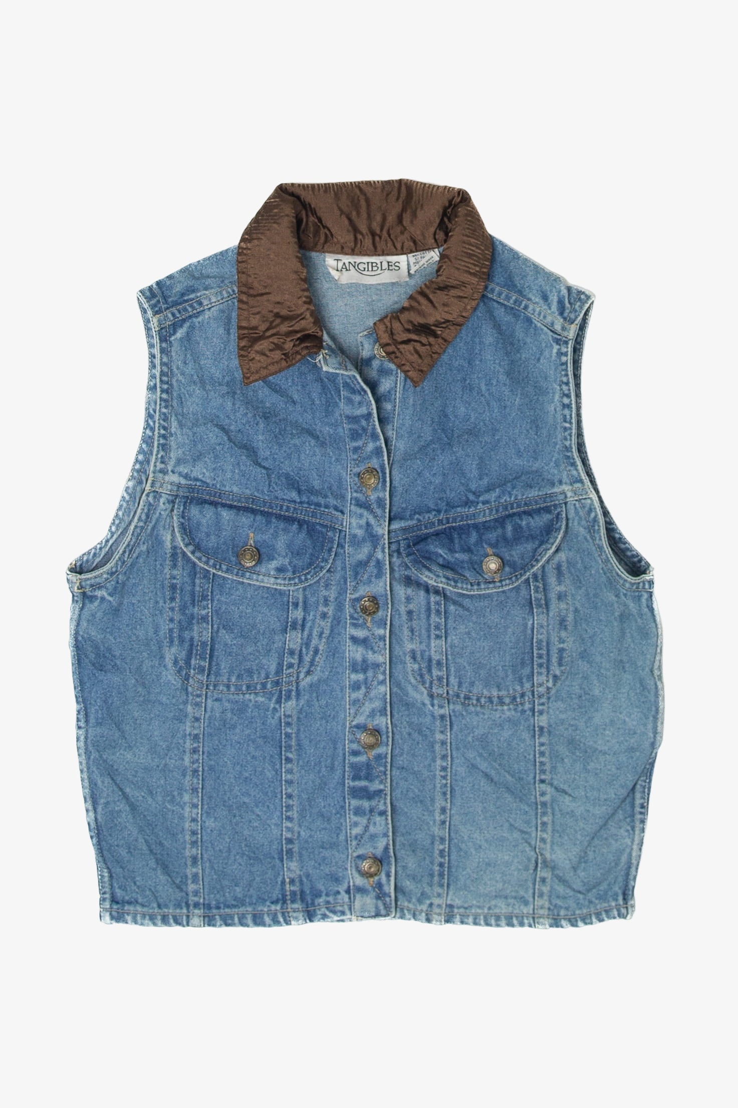 Vintage Tangibles Denim Vest (1990s)