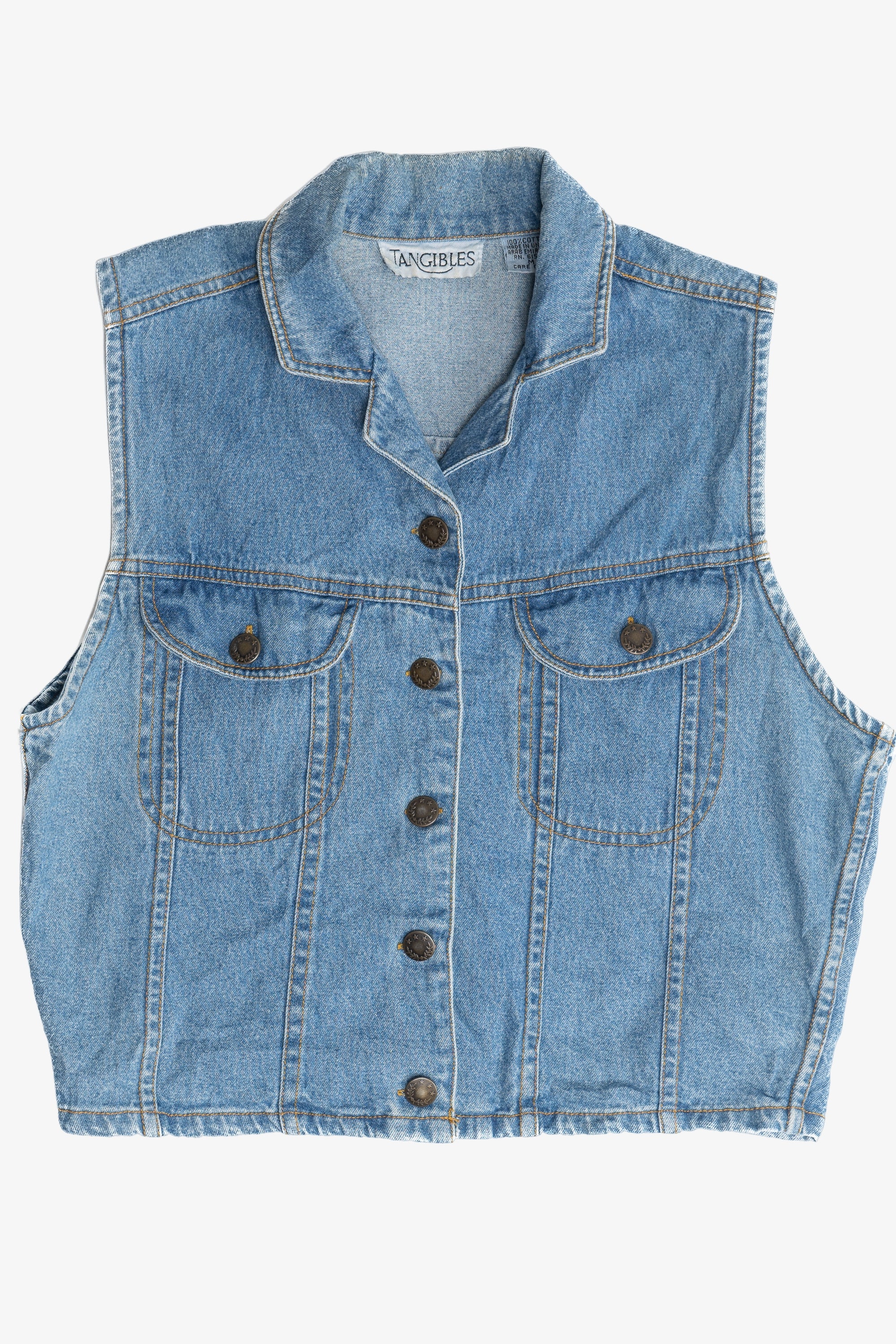 Vintage Tangibles Denim Vest (1990s)