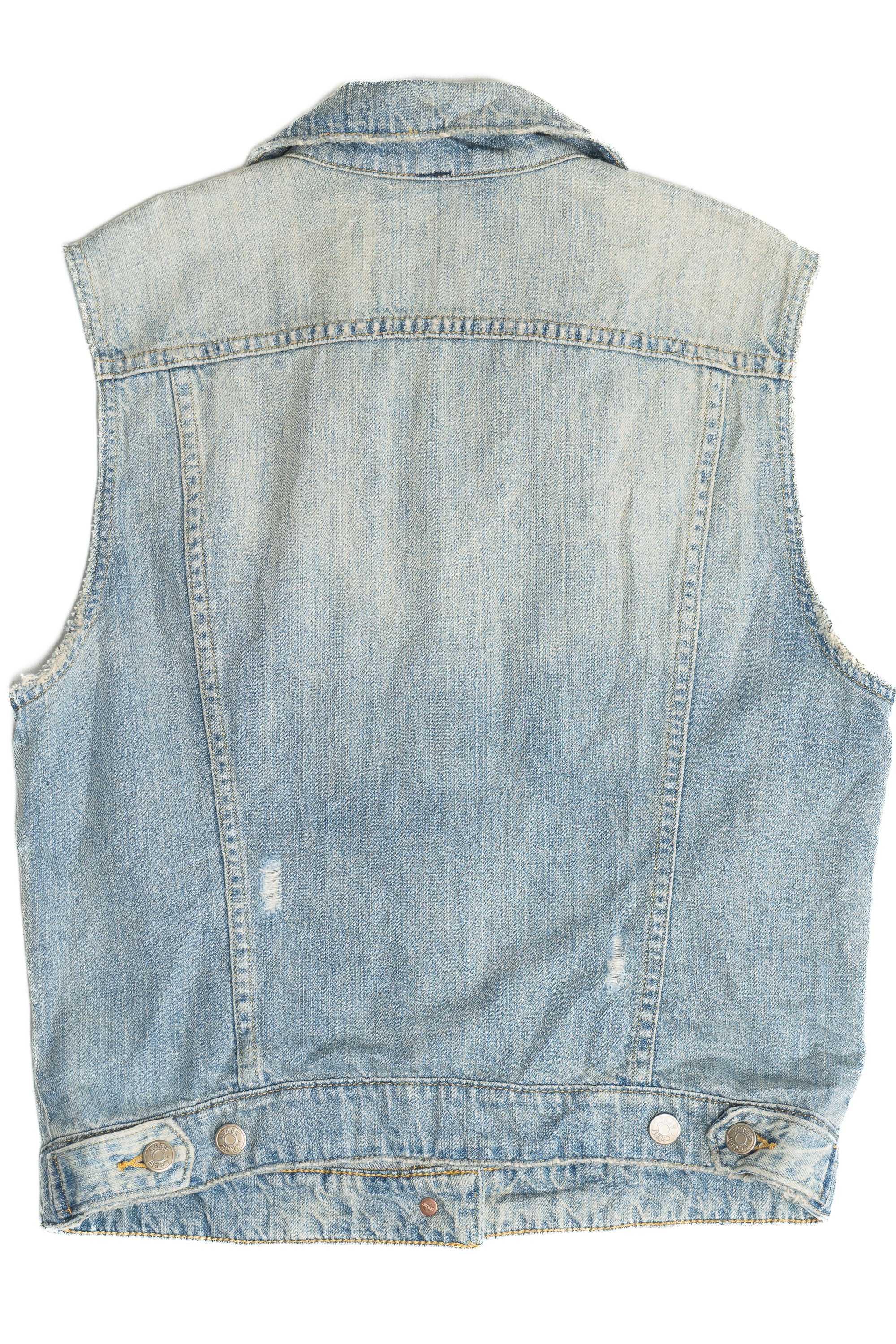 J. Crew Tinted-Out Wash Denim Vest (2010s)