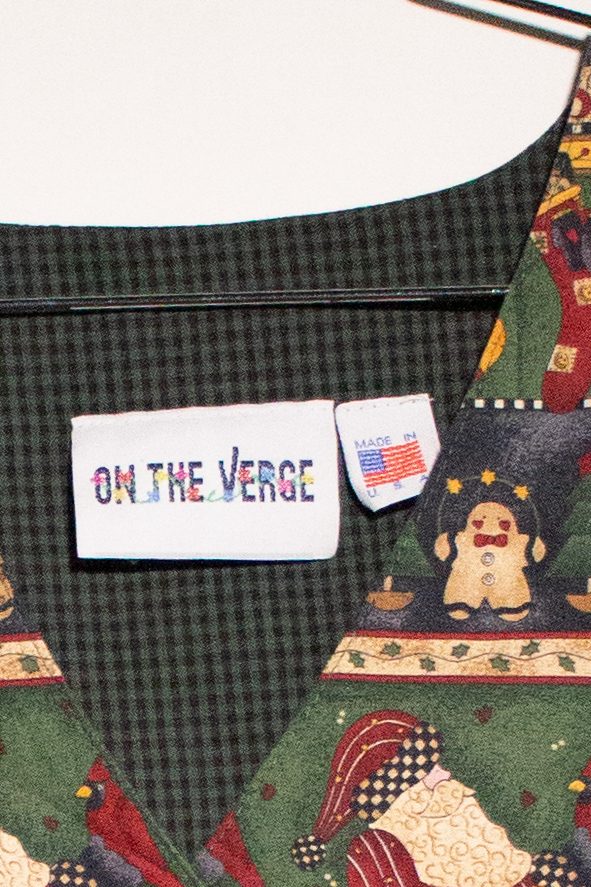 Vintage Visions of Christmas Vest (1990s)