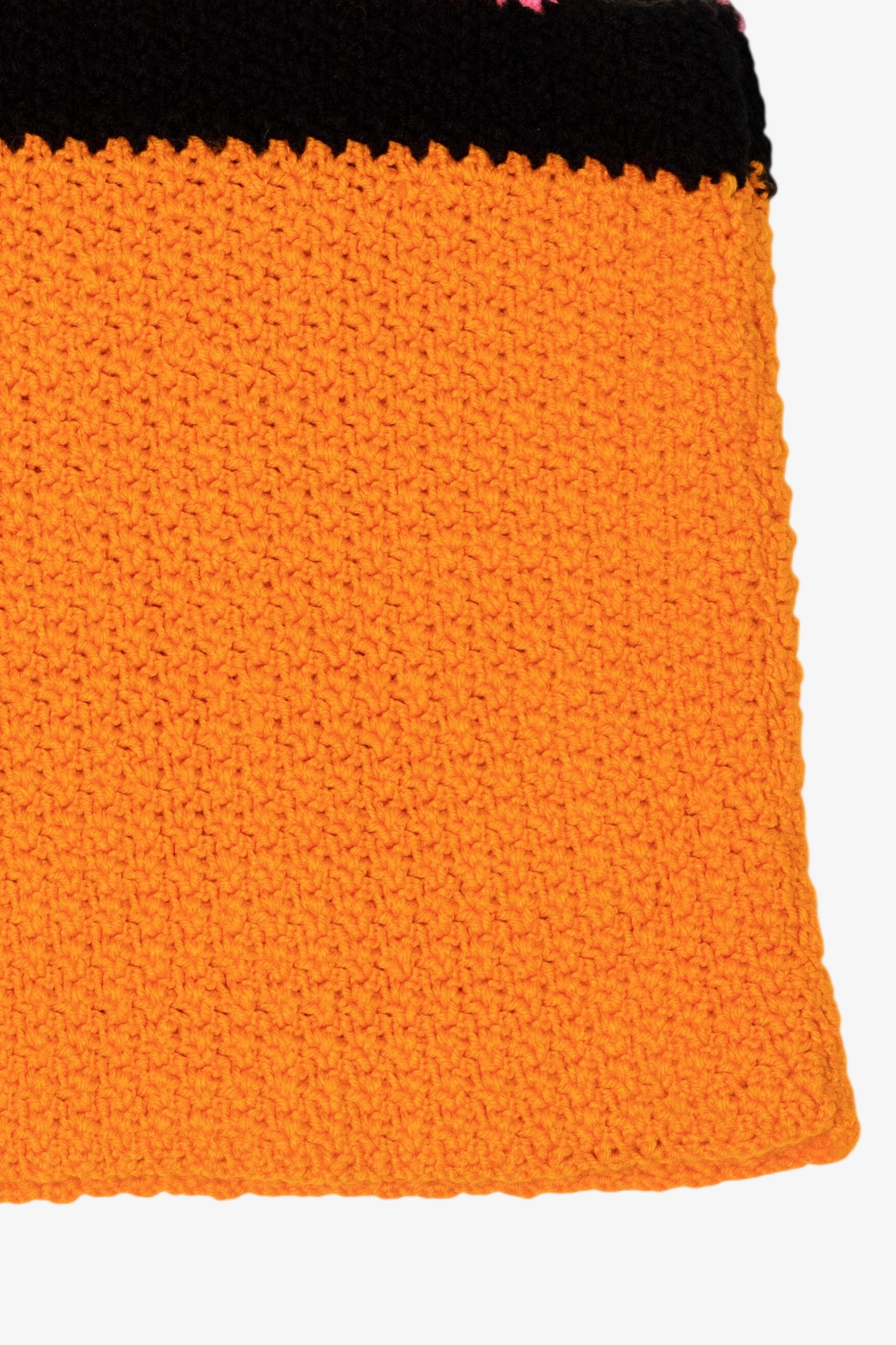 Vintage Handmade Crochet Vest (1990s)