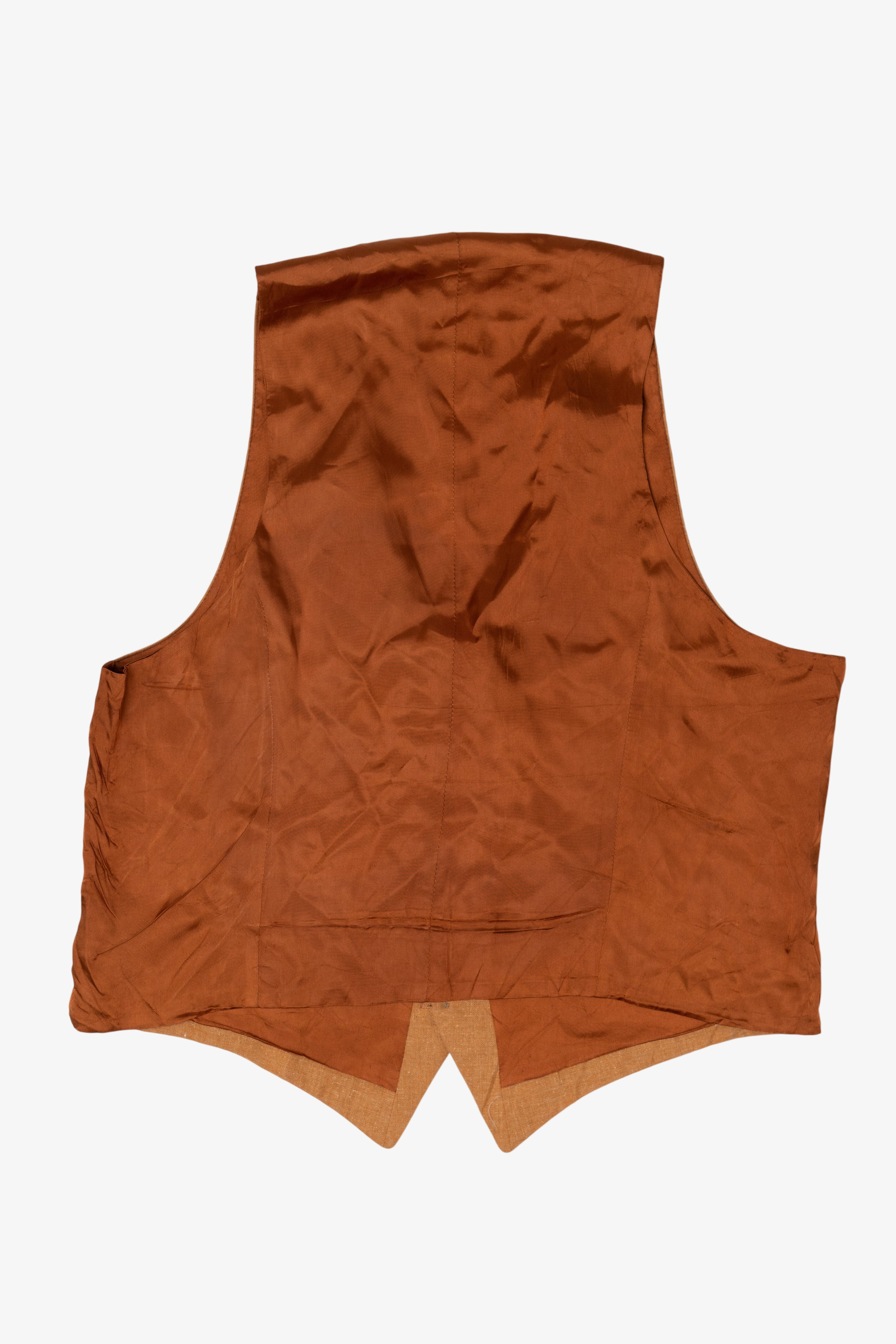 Vintage Brown Vest (1990s)