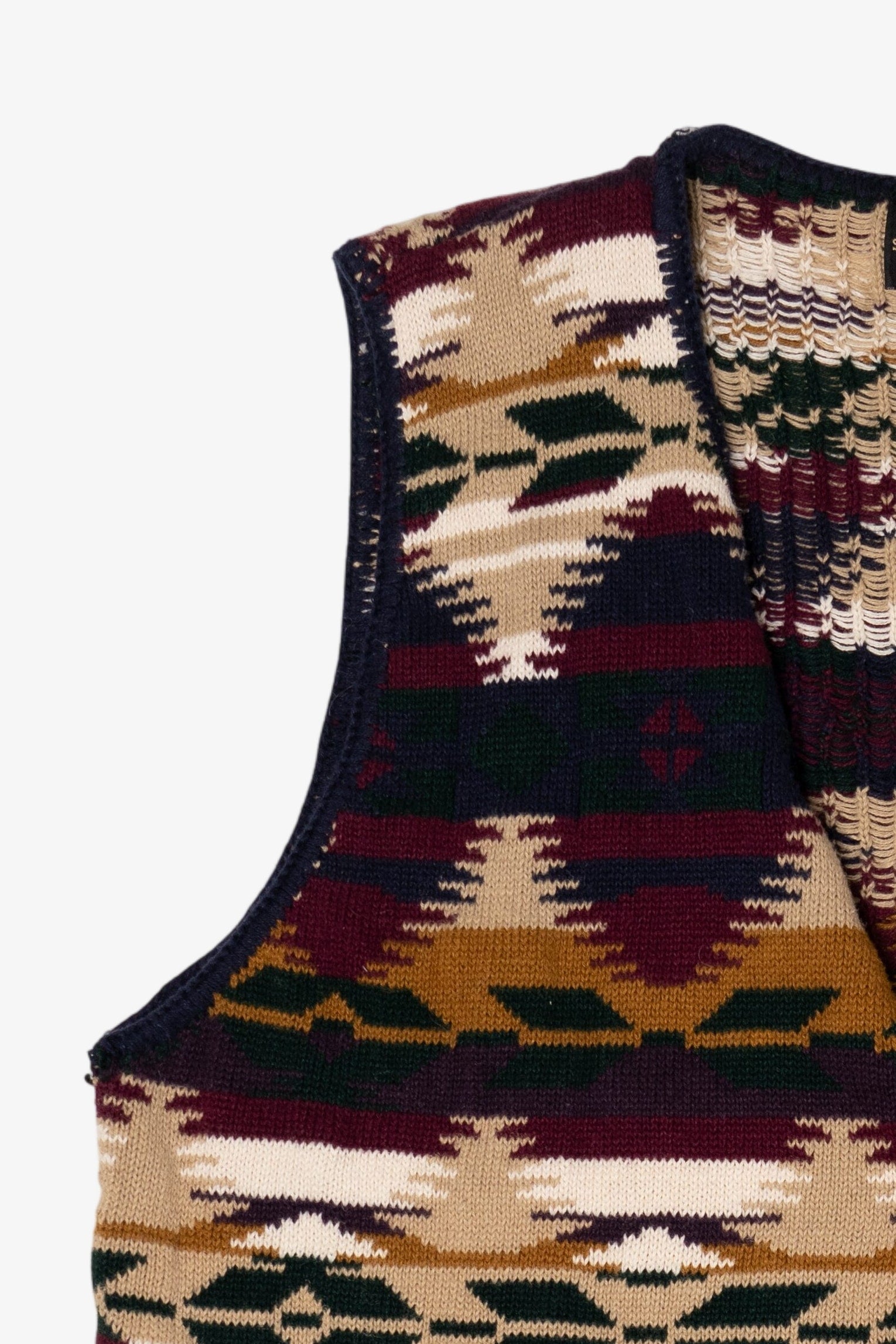 Vintage Structure Southwestern Pattern Vest (1990s)