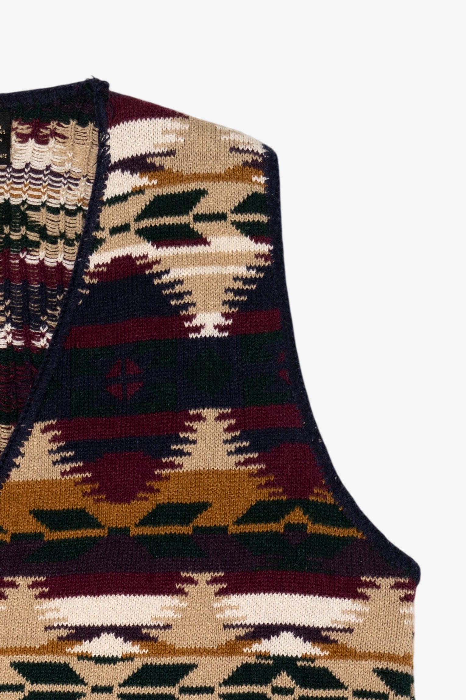 Vintage Structure Southwestern Pattern Vest (1990s)