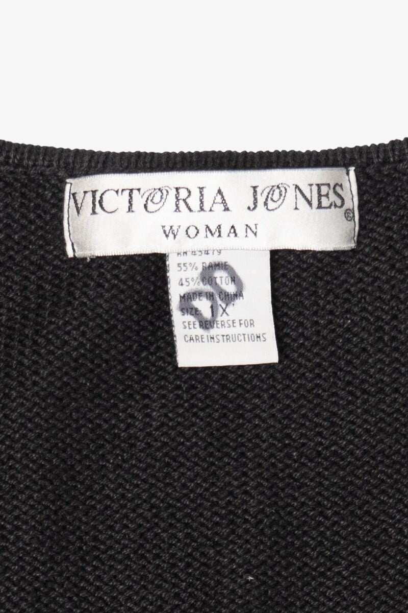 Vintage Victoria Jones Floral Vest (1990s)
