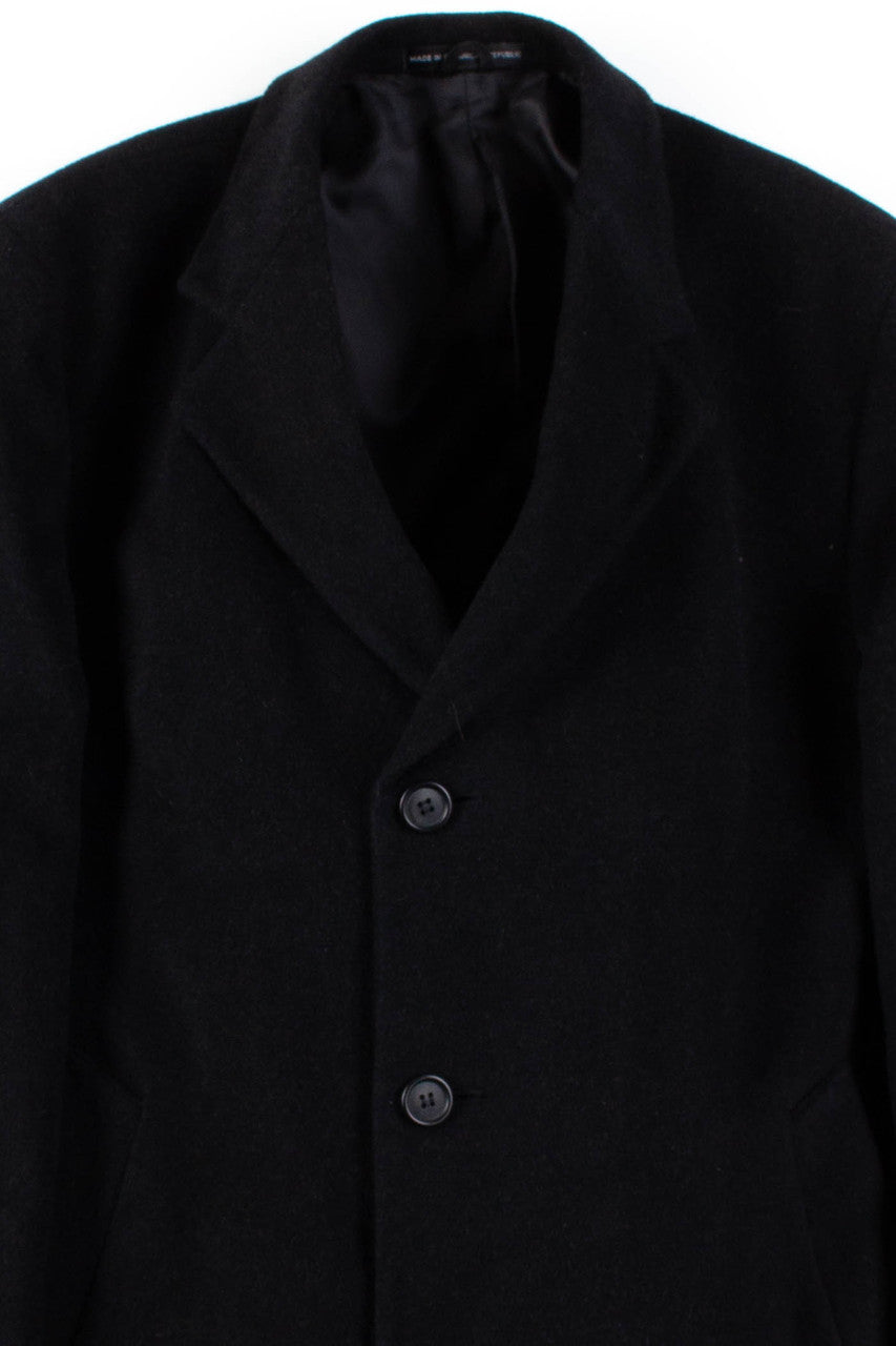 Black Felt Coat