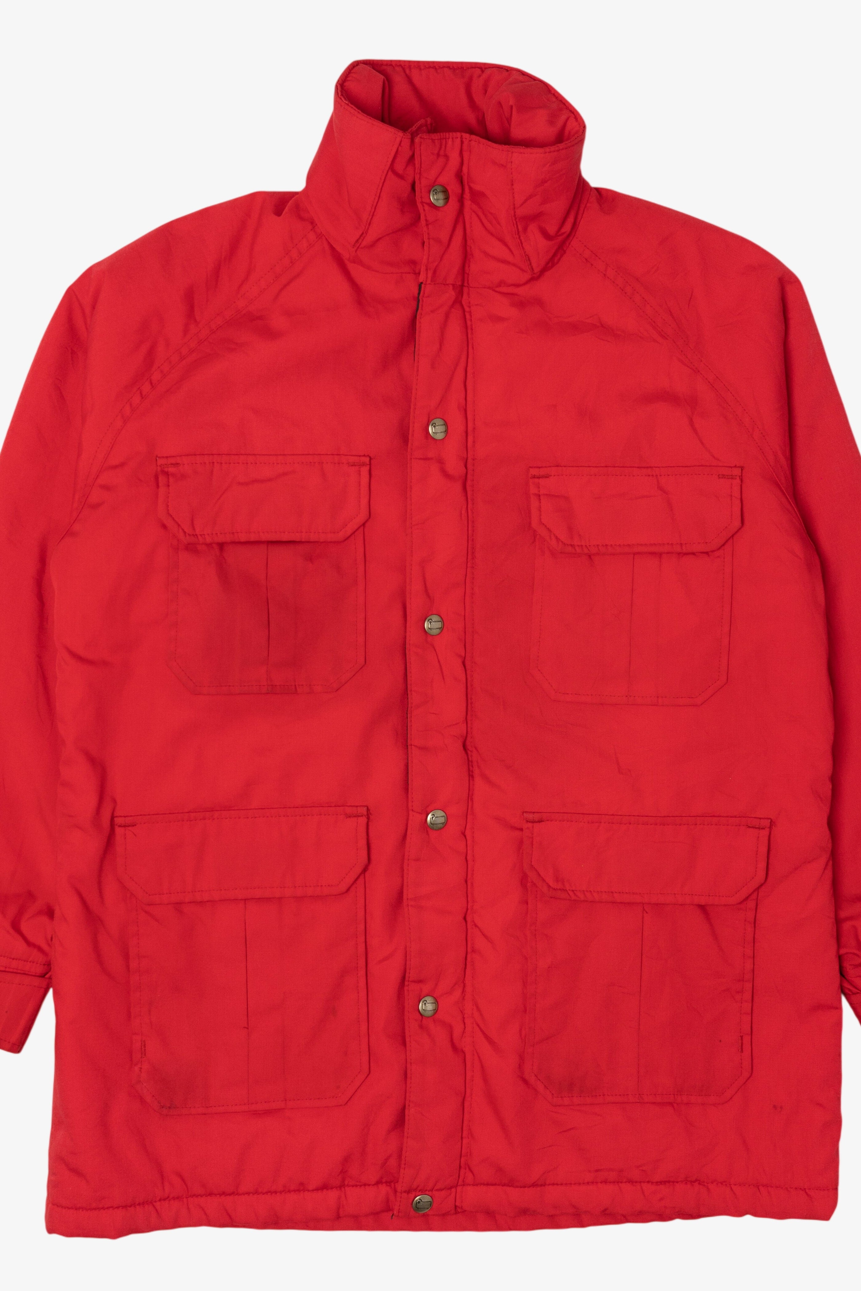 Vintage Red Woolrich Winter Jacket (1980s)