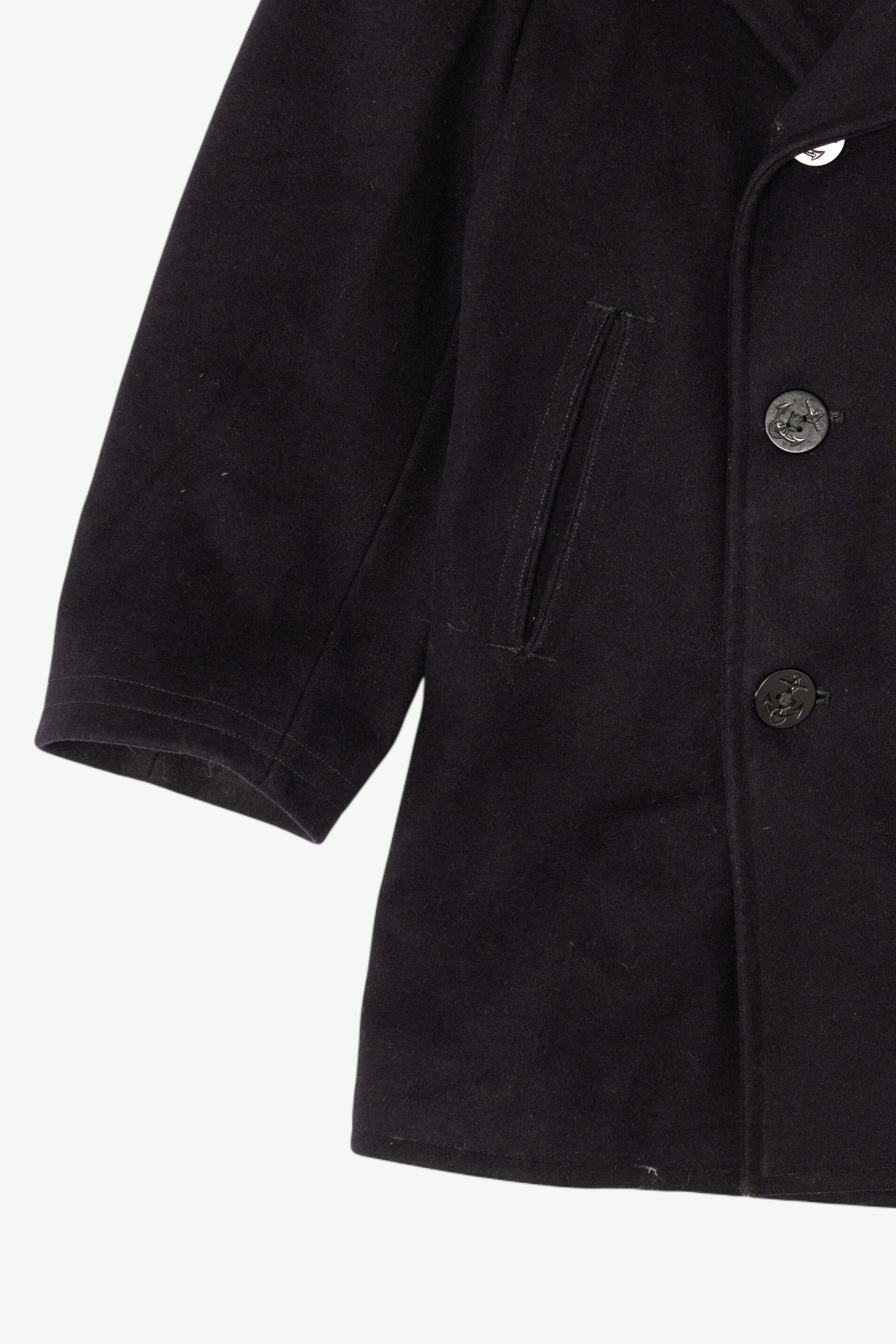 Vintage Navy Peacoat Jacket (1970s)