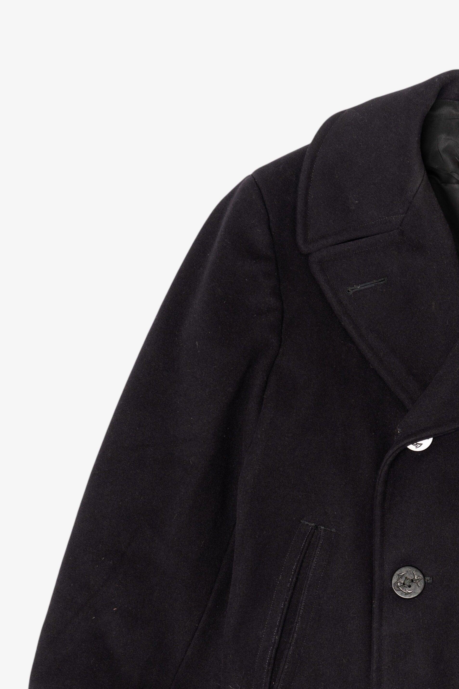 Vintage Navy Peacoat Jacket (1970s)