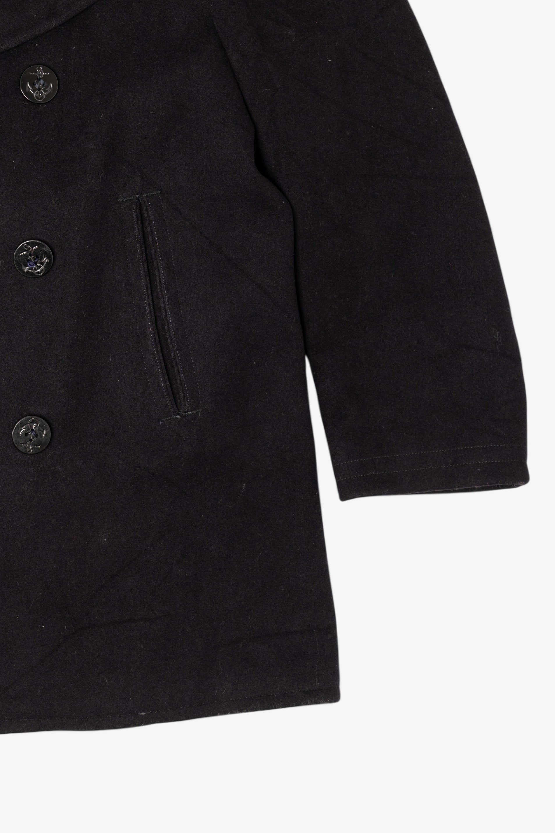 Vintage Navy Peacoat Jacket (1970s)