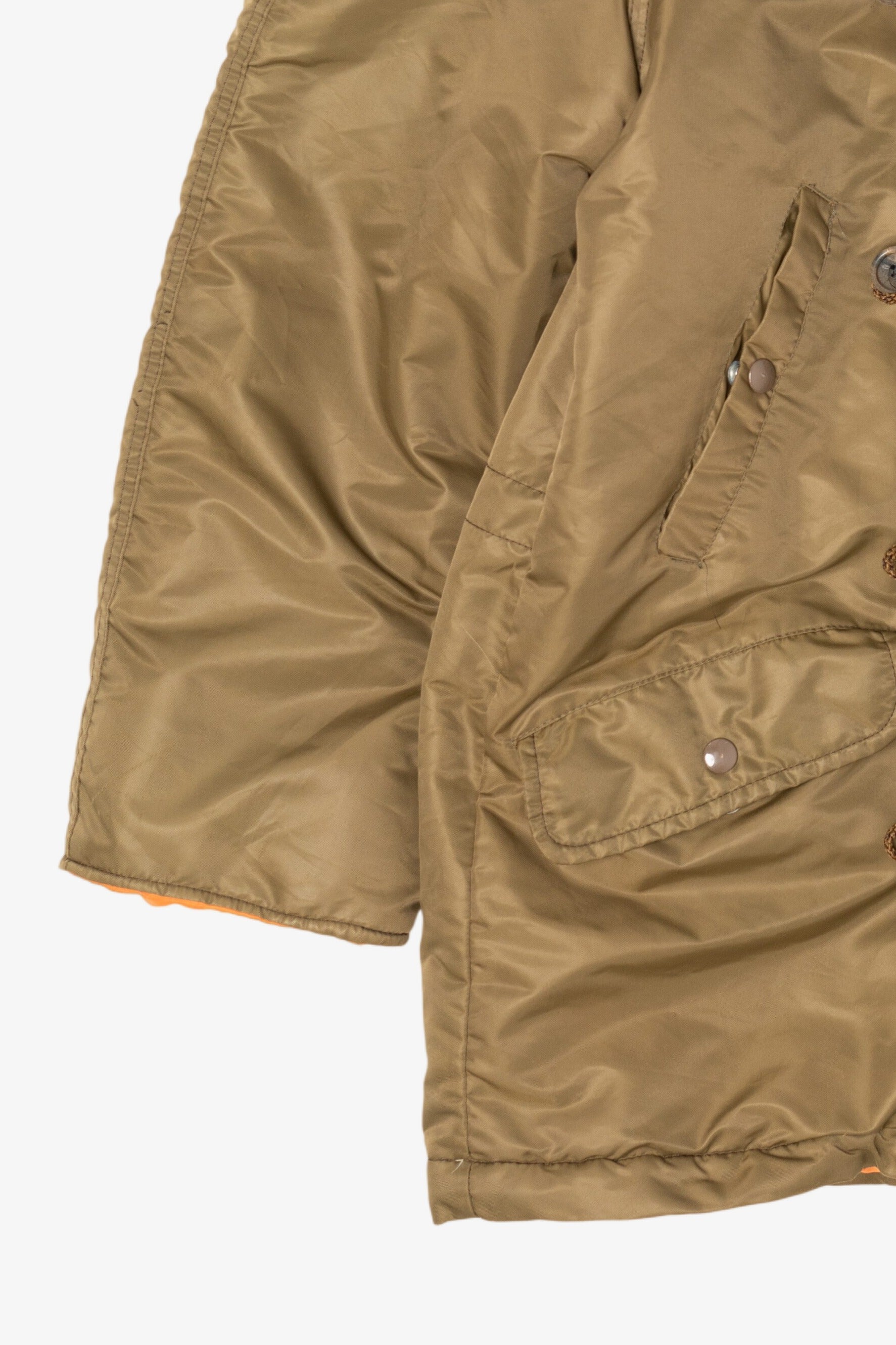 Vintage Olive Put-On Shop Sears Winter Parka (1970s)