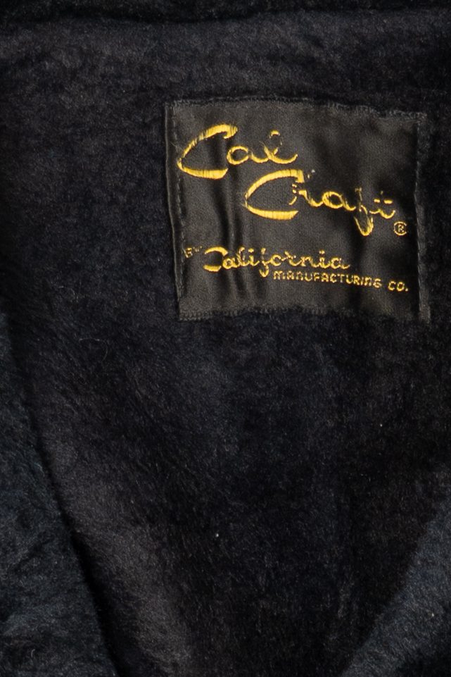 Vintage Gray Cal Craft Faux Fur Trimmed Winter Coat (1980s)
