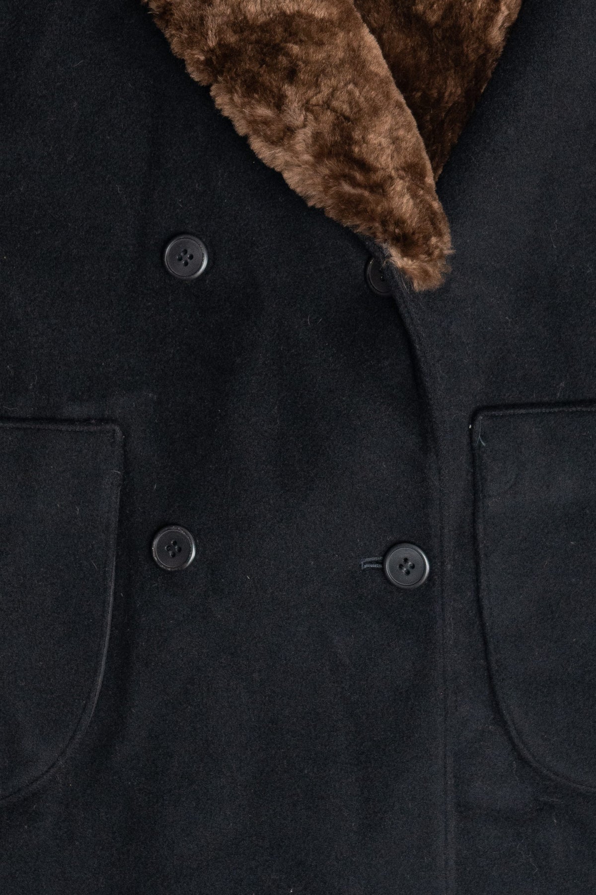 Vintage Harve Benard Double Breasted Long Wool Coat (2000s)