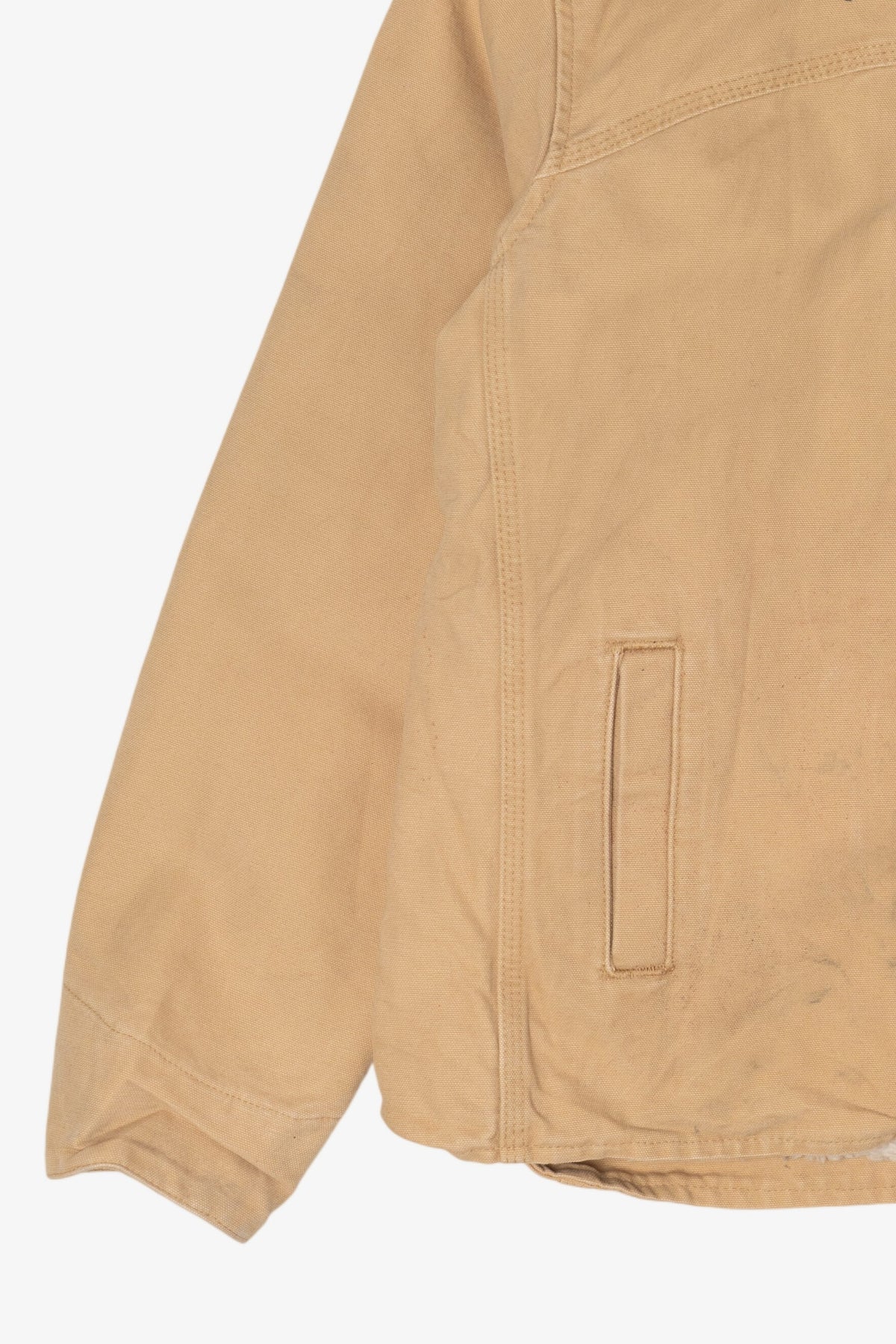 Carhartt Faux Fur Lined Distressed Winter Coat (2010s)