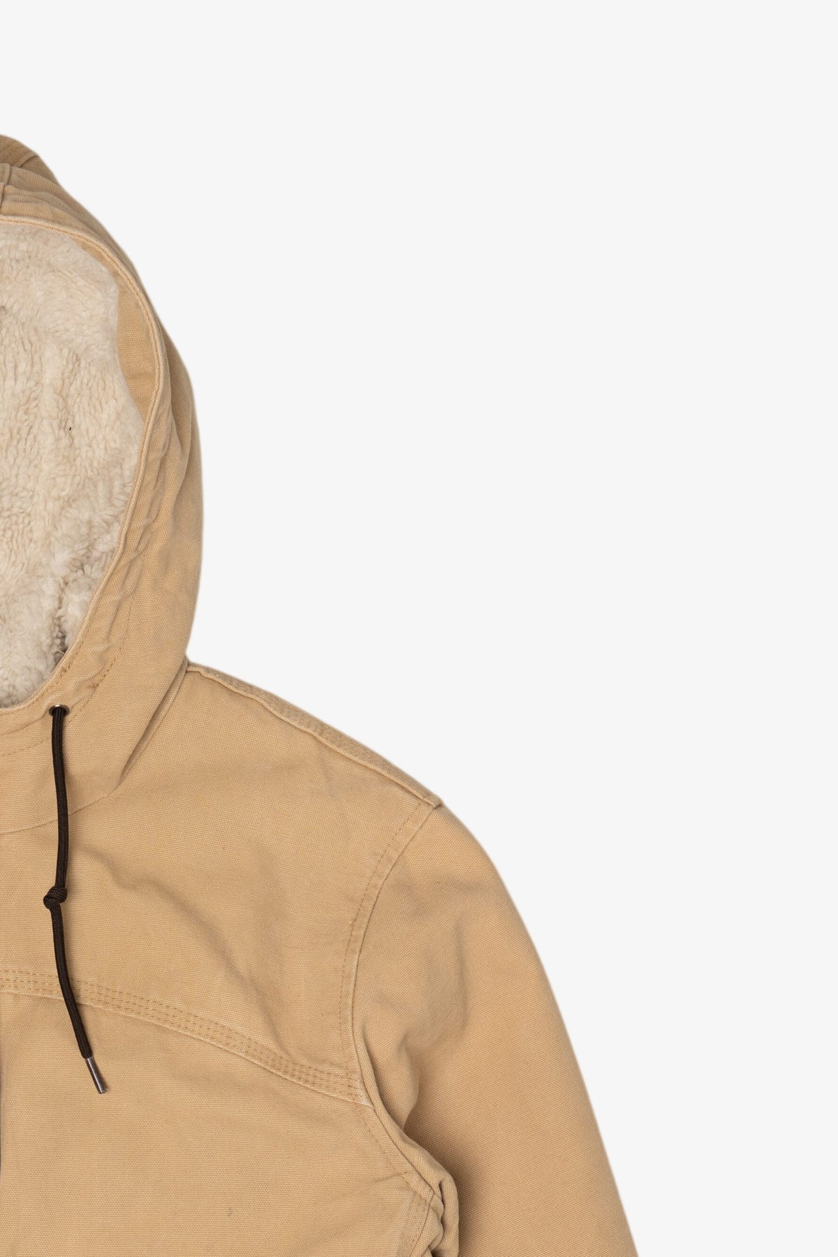 Carhartt Faux Fur Lined Distressed Winter Coat (2010s)
