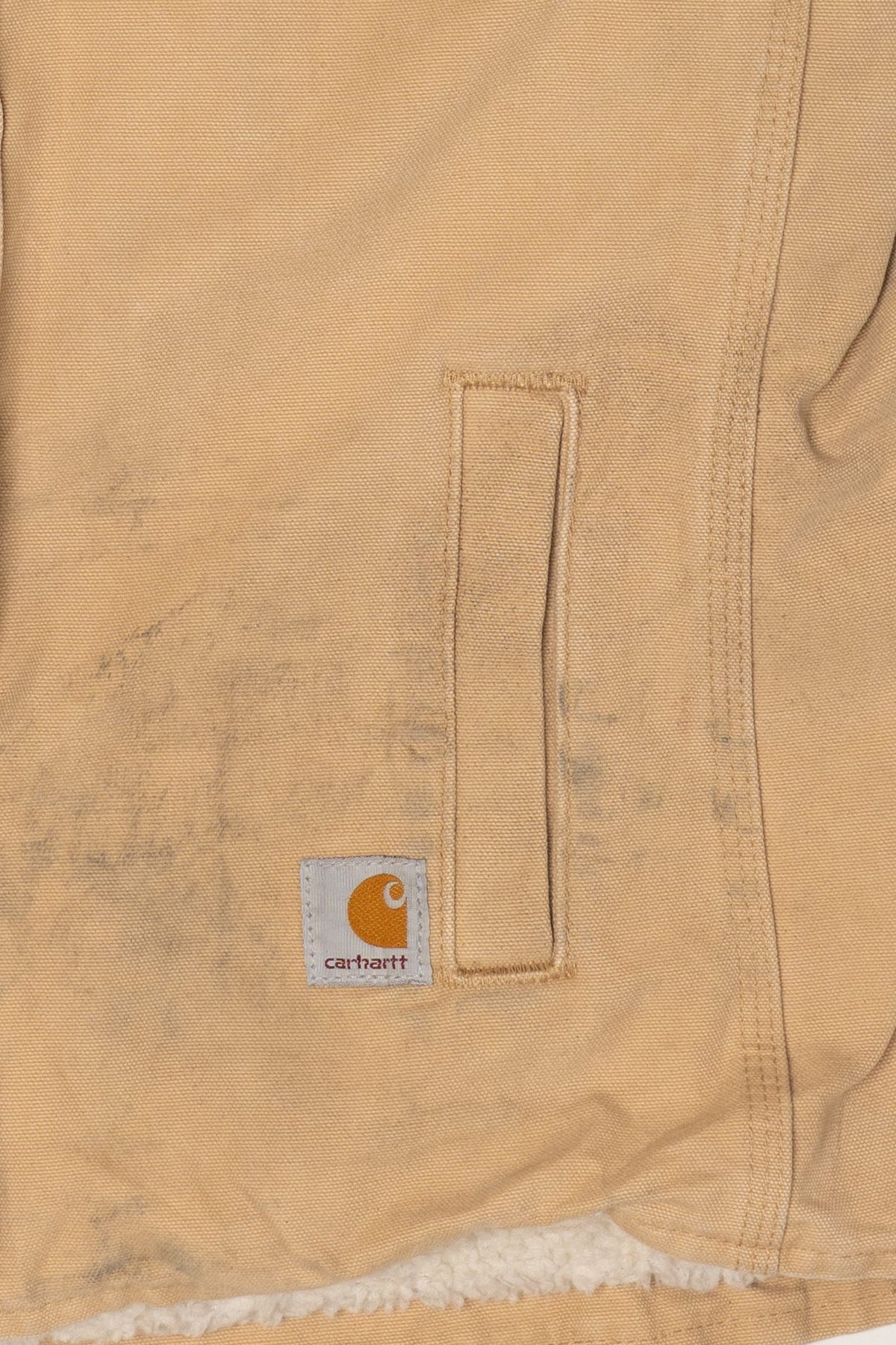 Carhartt Faux Fur Lined Distressed Winter Coat (2010s)