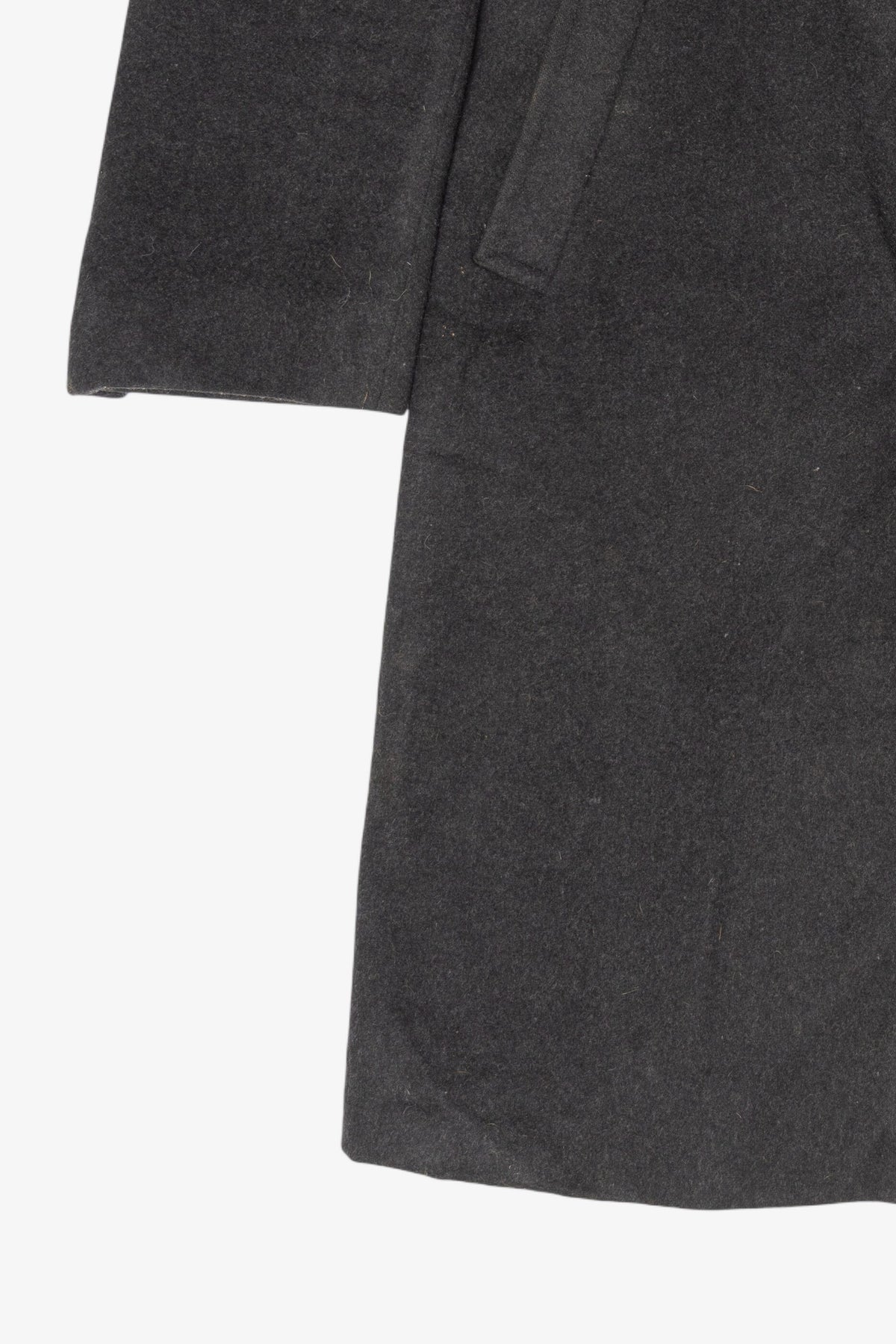 Vintage Dark Gray Single Breasted Overcoat (1990s)