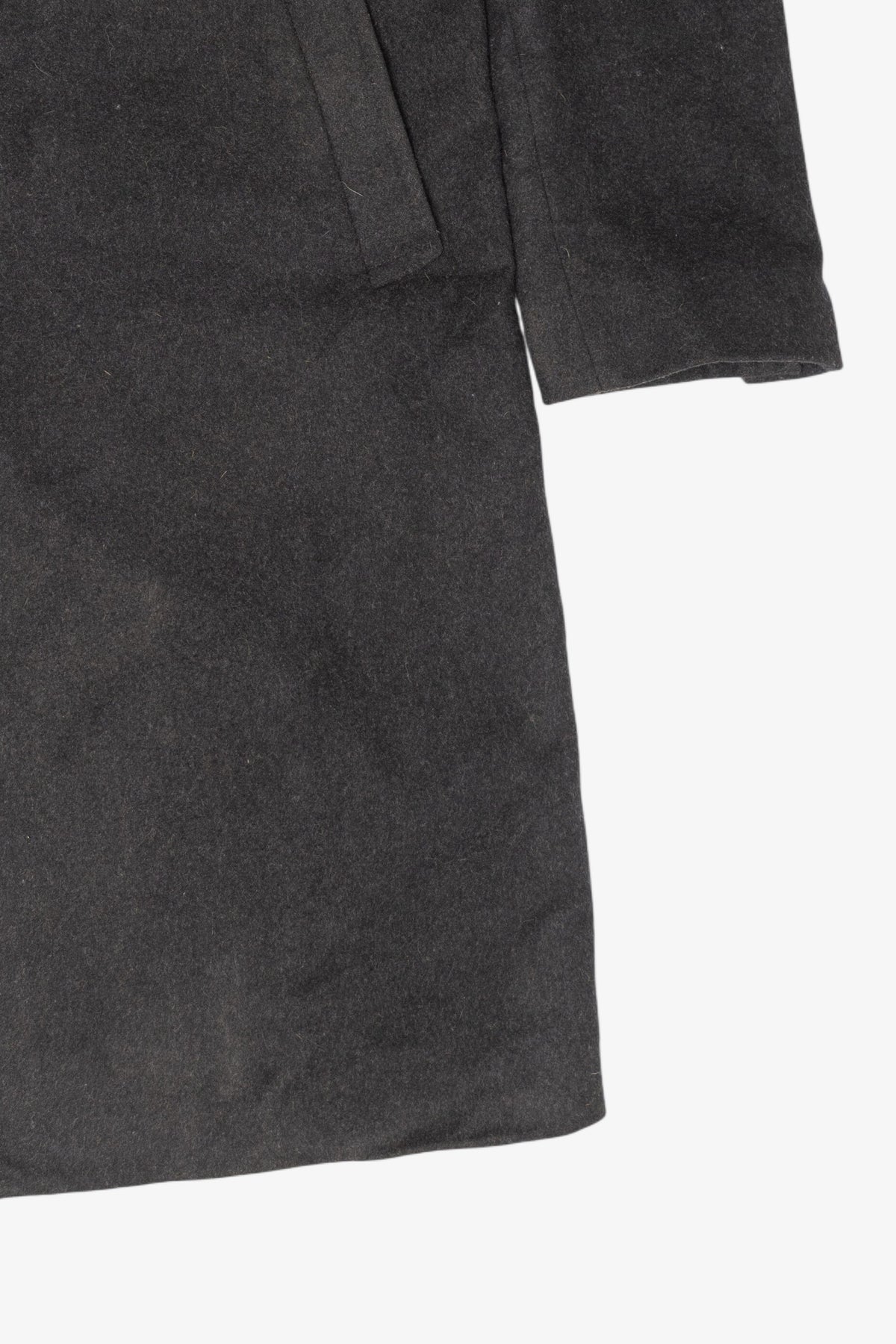 Vintage Dark Gray Single Breasted Overcoat (1990s)