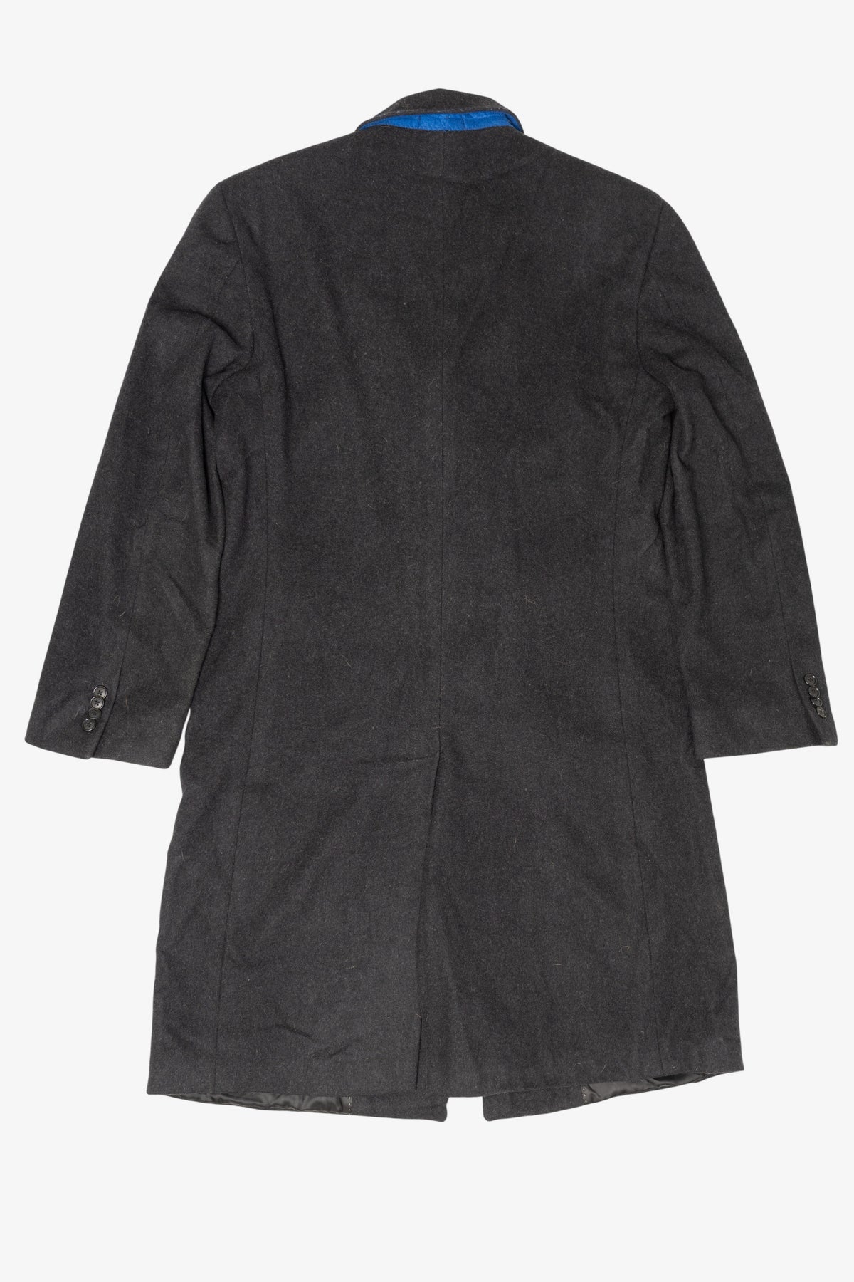 Vintage Dark Gray Single Breasted Overcoat (1990s)