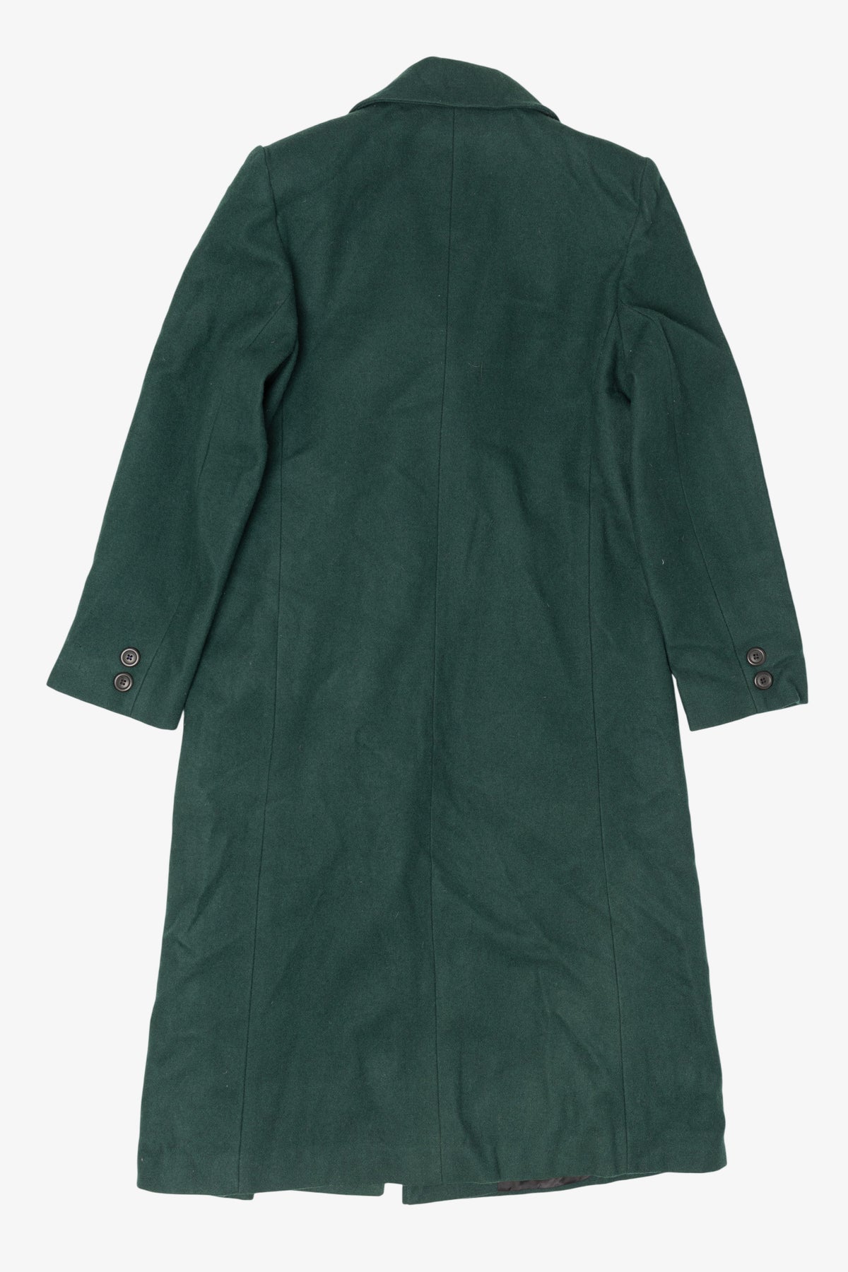 Vintage Dark Green Dony Brook Long Overcoat (1990s)