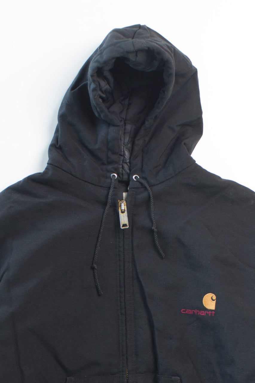 Vintage Black Carhartt Winter Work Coat