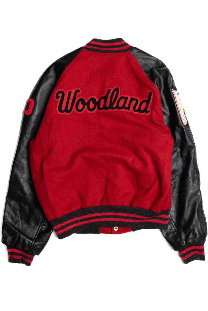 Woodland Community College Leather Coat