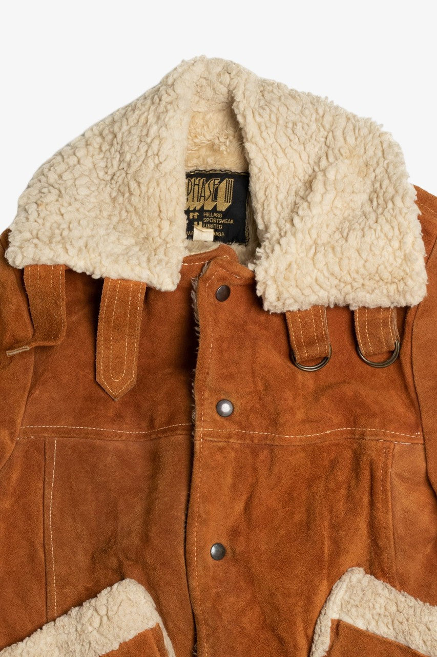 Vintage Hillard Sportswear Winter Leather Coat