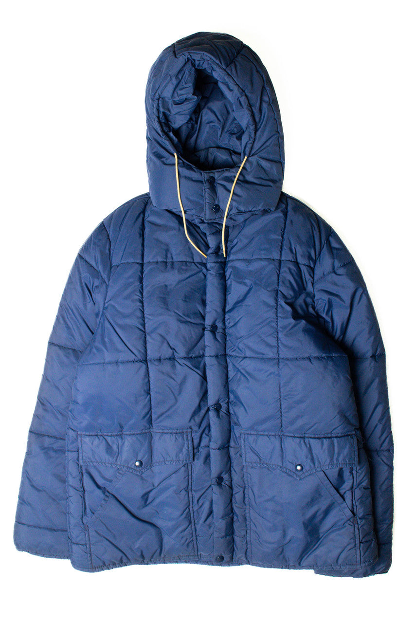 Blue Puffer Winter Coat