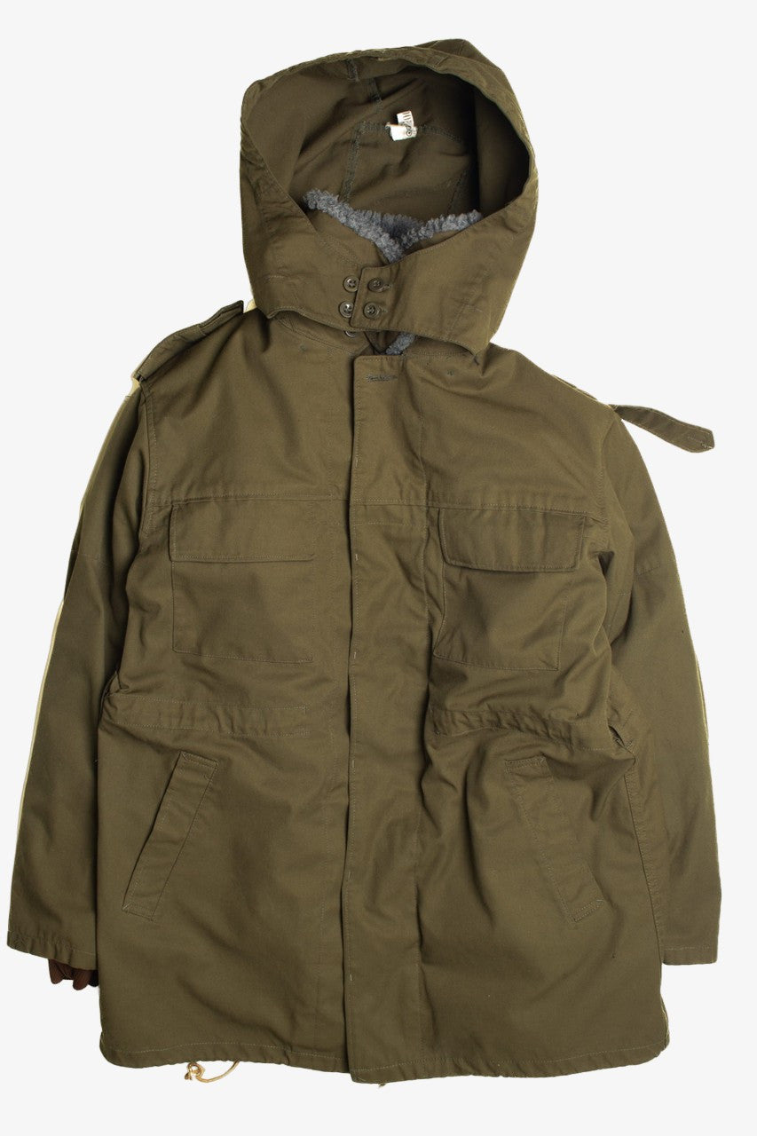 Vintage Heavy Duty Green Winter Coat