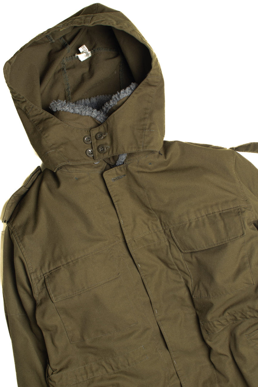 Vintage Heavy Duty Green Winter Coat