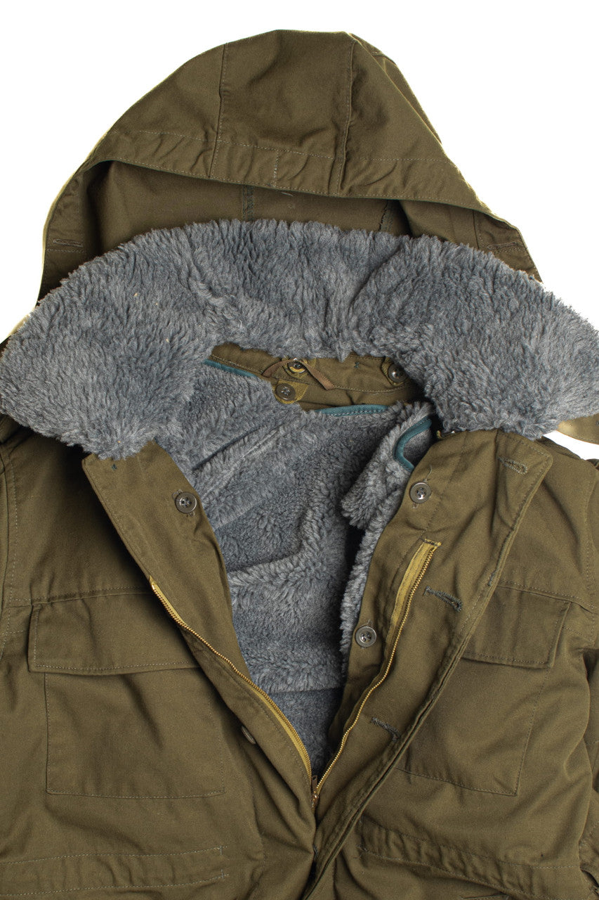 Vintage Heavy Duty Green Winter Coat