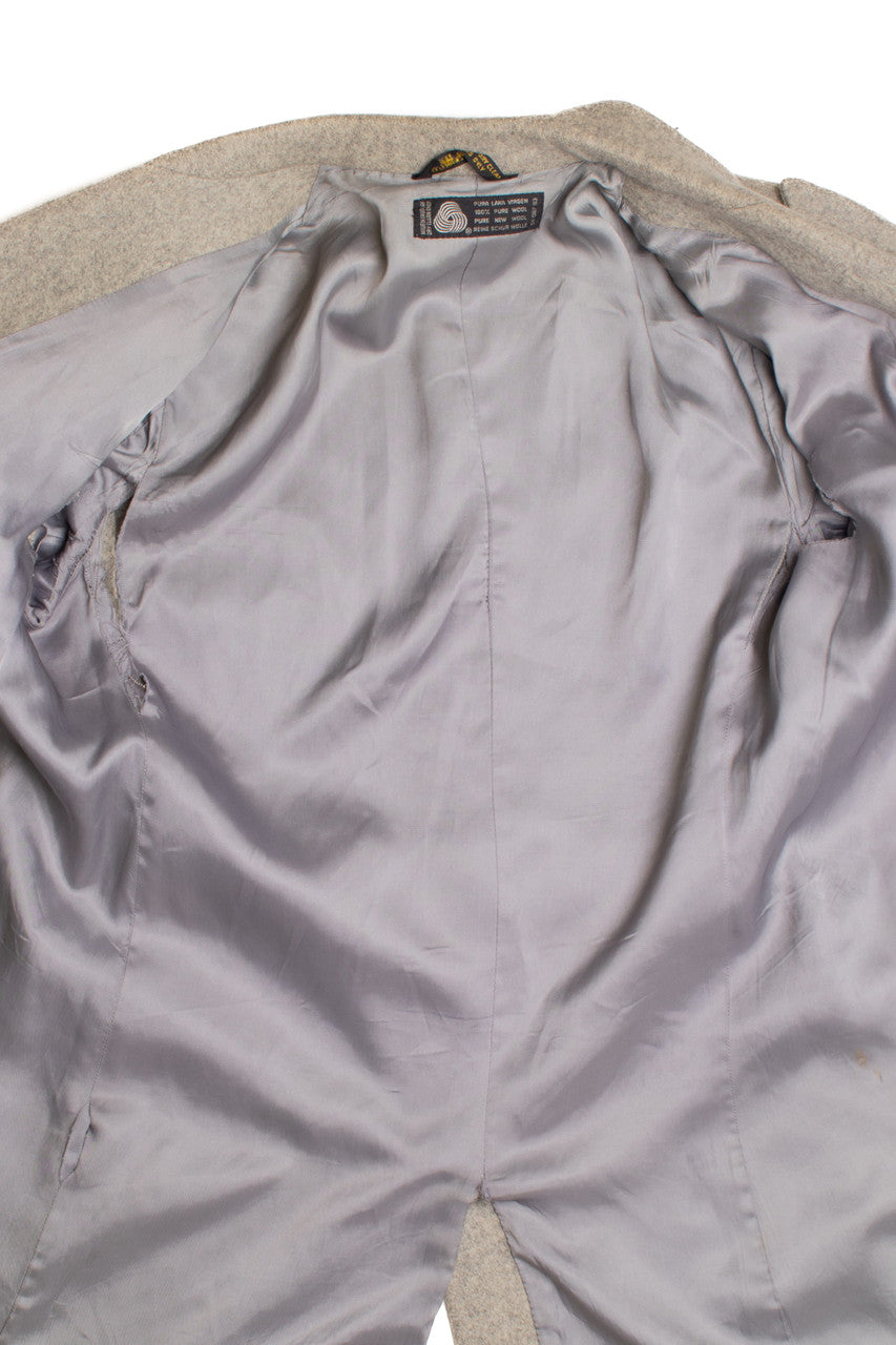 Gray Winter Trench Coat