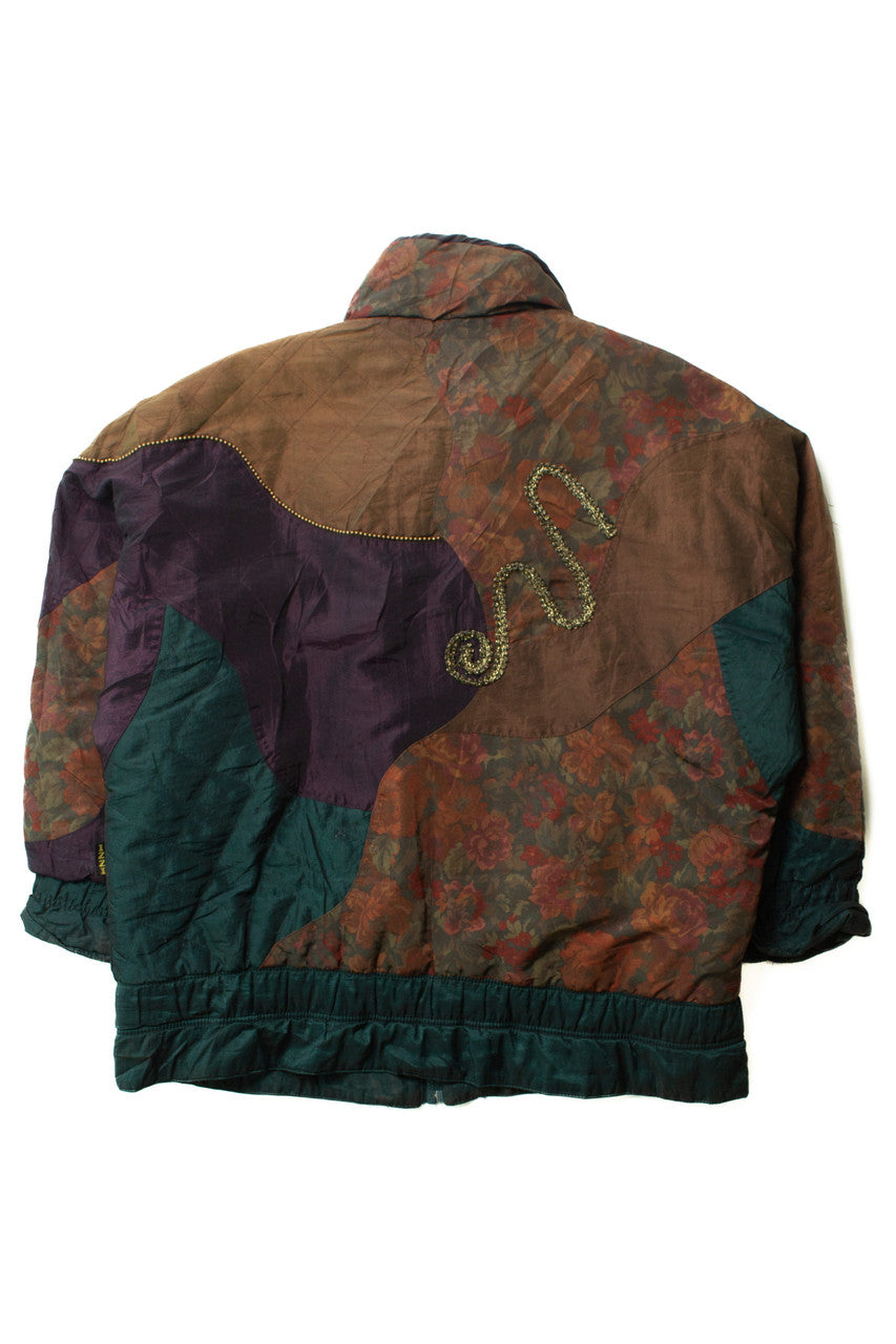 Vintage Patchwork Winter Jacket (1990s)