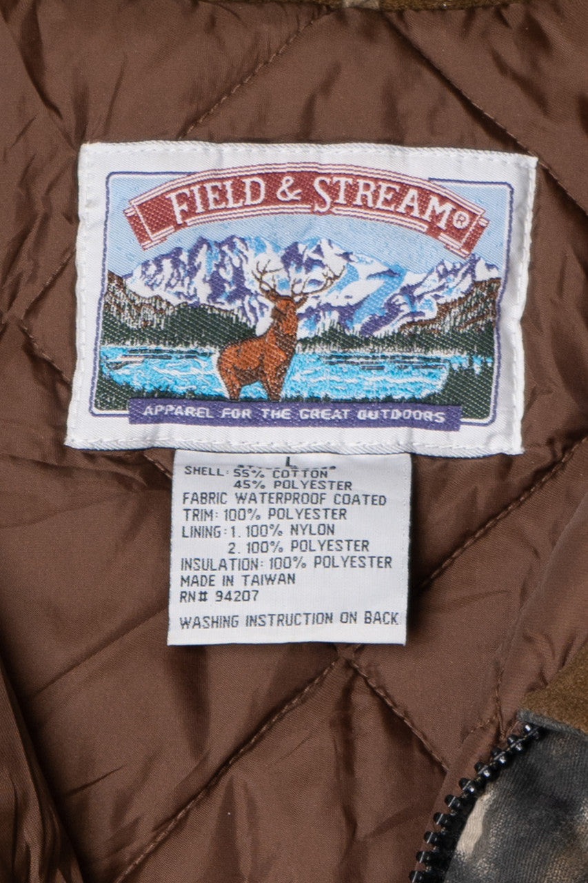 Double Pocket Camo Field & Stream Winter Coat