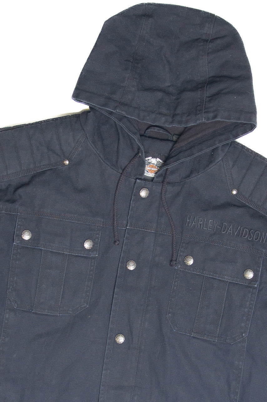 Vintage Harley Davidson Padded Workwear Jacket