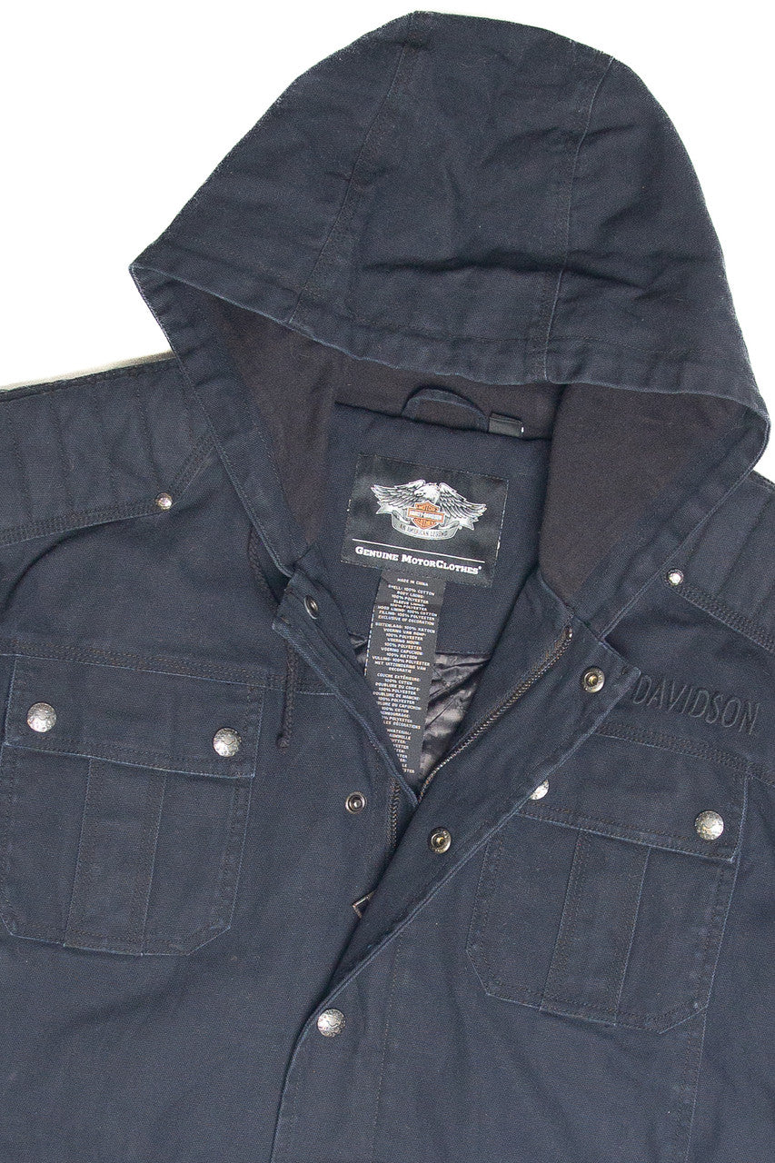 Vintage Harley Davidson Padded Workwear Jacket