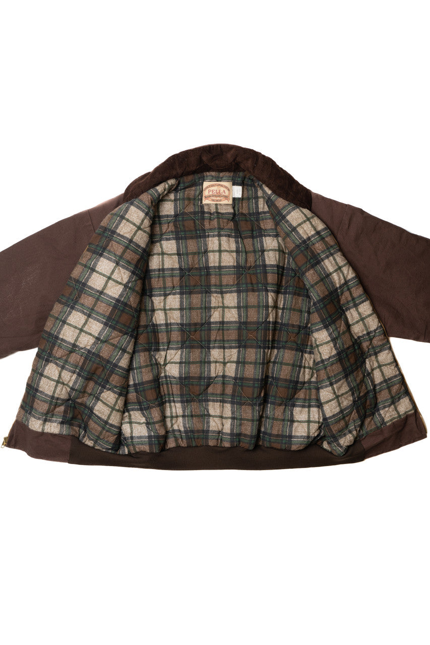 "Beck's Hybrids" Embroidered Flannel Lined Workwear Coat