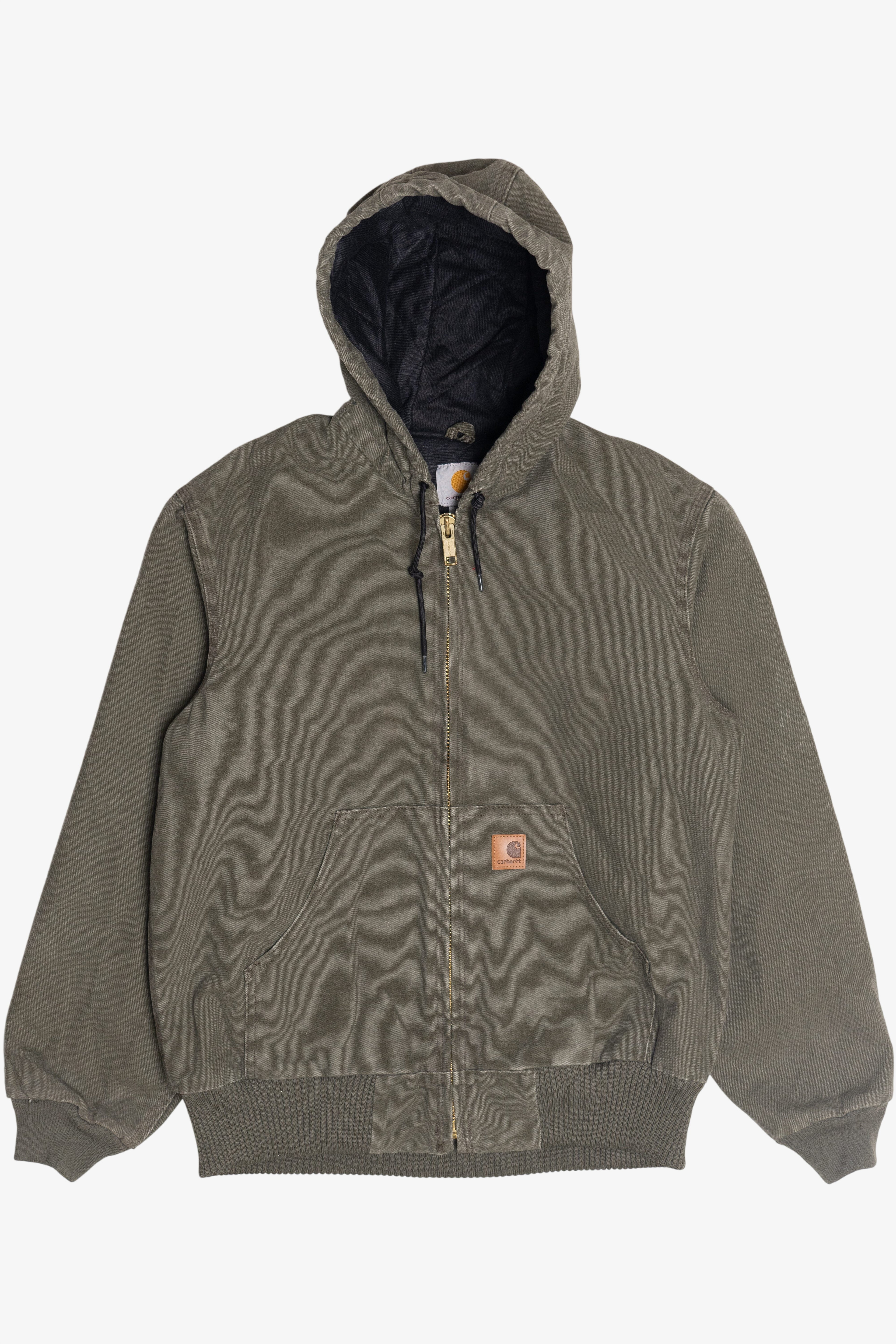 Carhartt J130 Faded Hooded Zip Up Jacket (2010s)