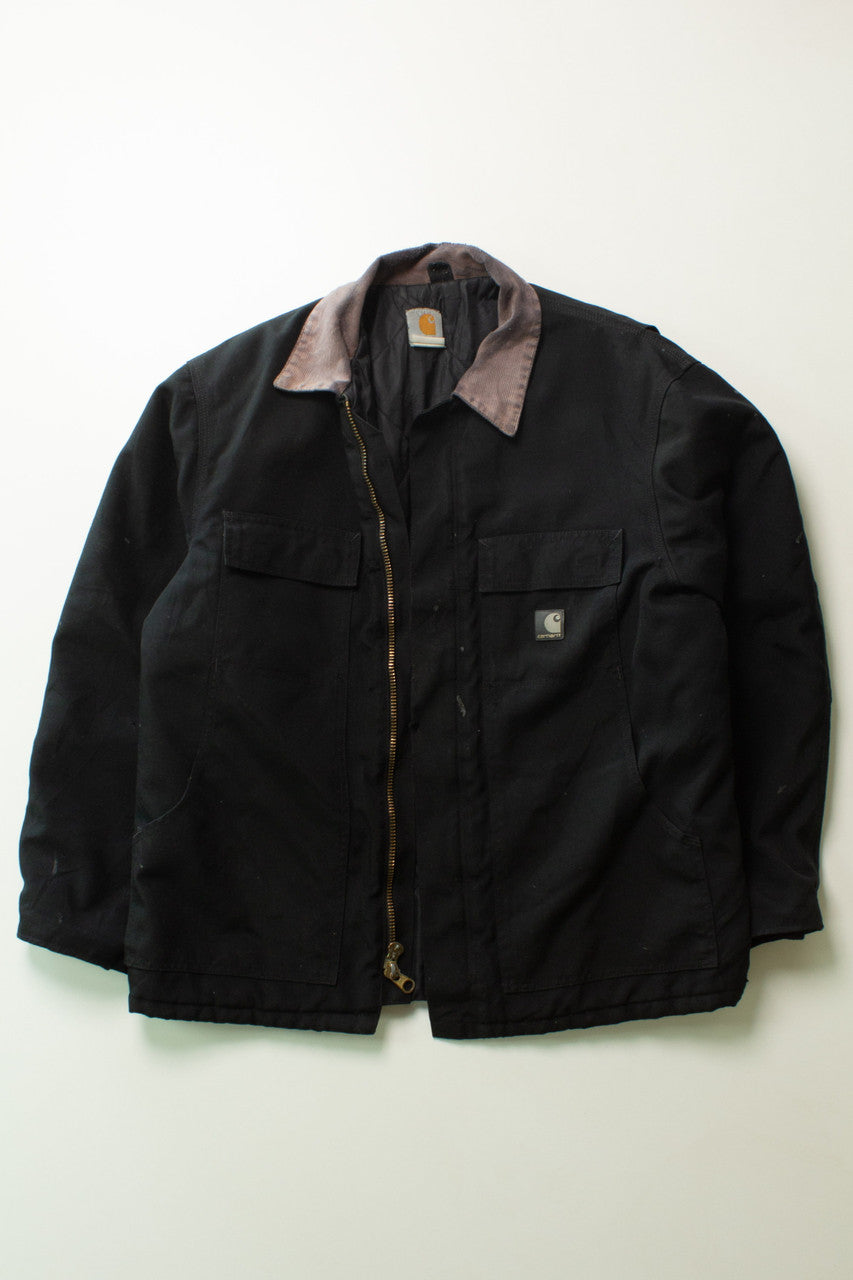 Vintage Black Distressed Carhartt Jacket (1990s)
