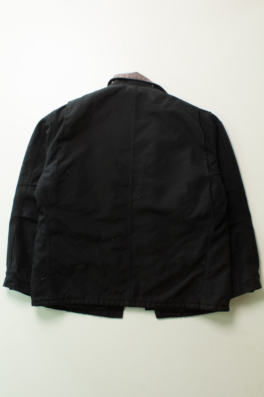 Vintage Black Distressed Carhartt Jacket (1990s)