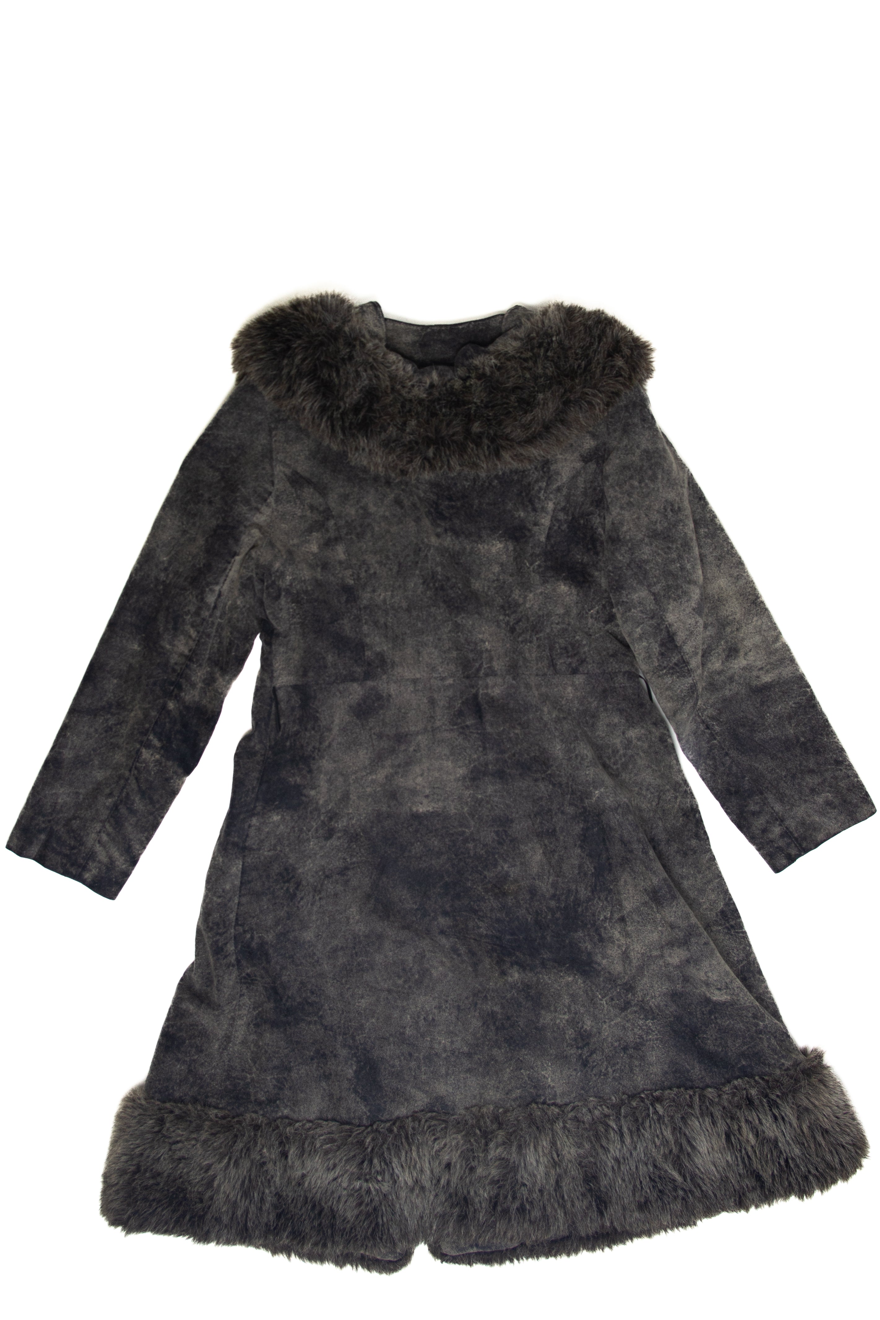 Vintage Manitou Faux Fur Winter Coat