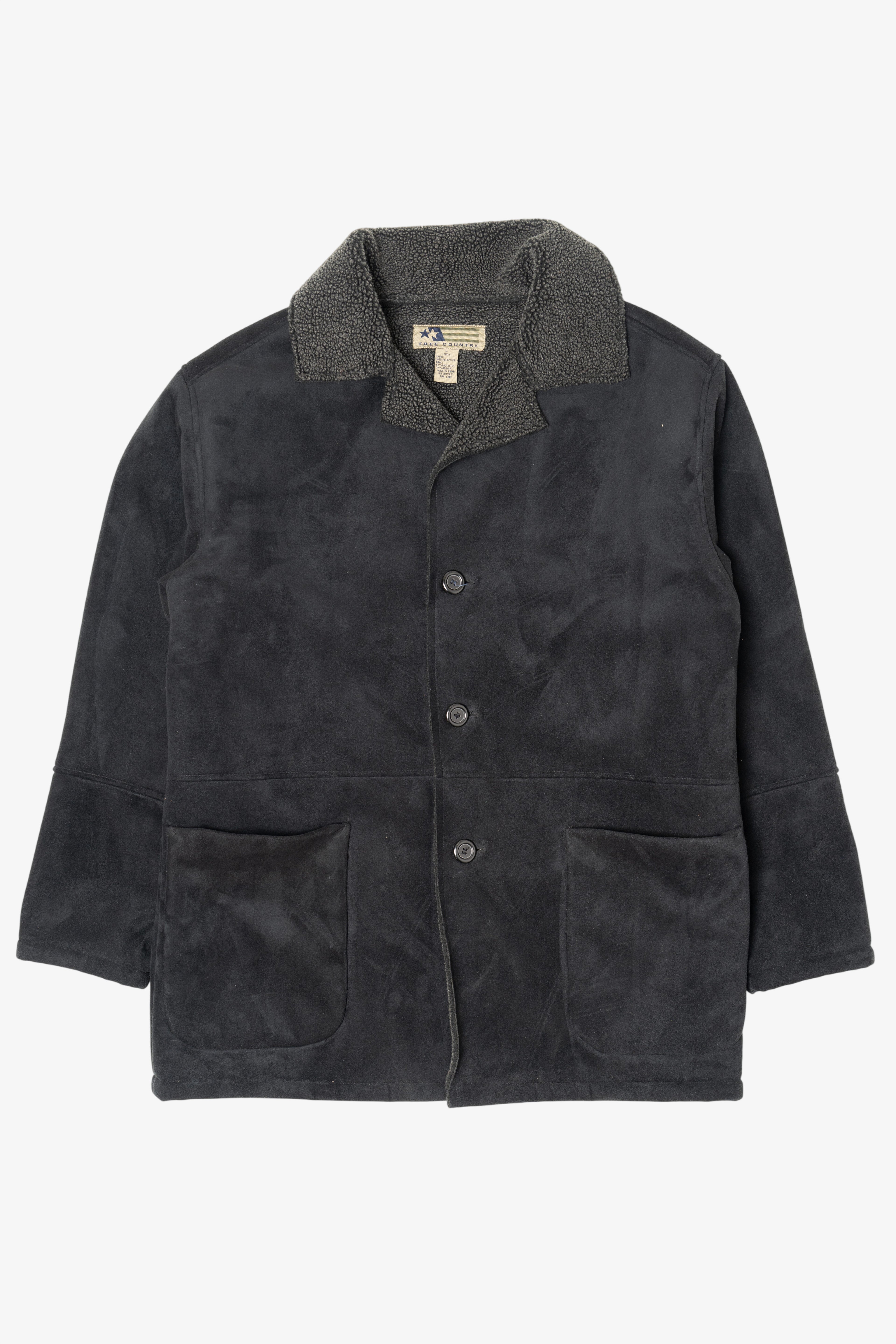 Vintage Black Free Country Winter Coat (1990s)